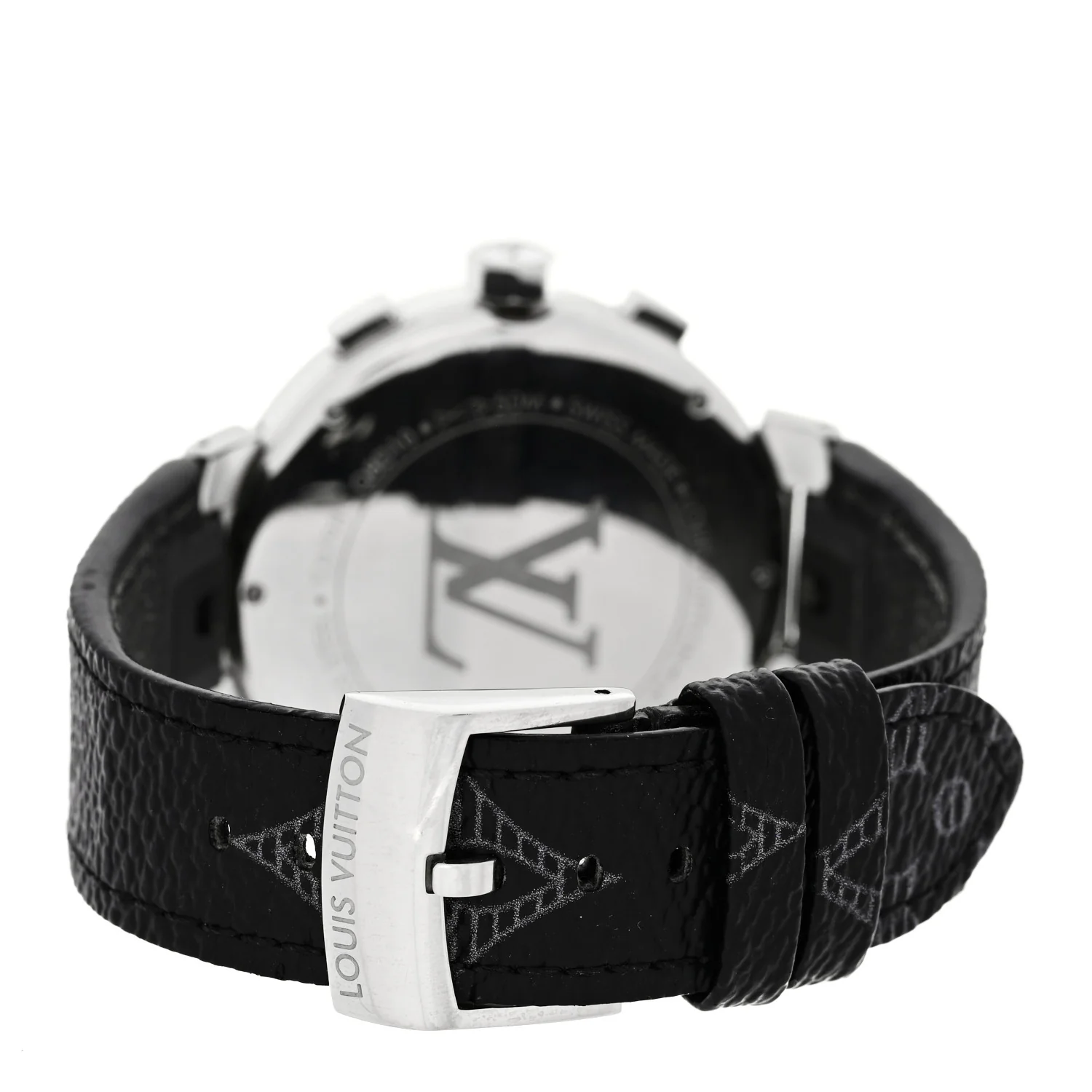 Stainless Steel Monogram 40mm Tambour Moon Star Quartz Watch - Image 3