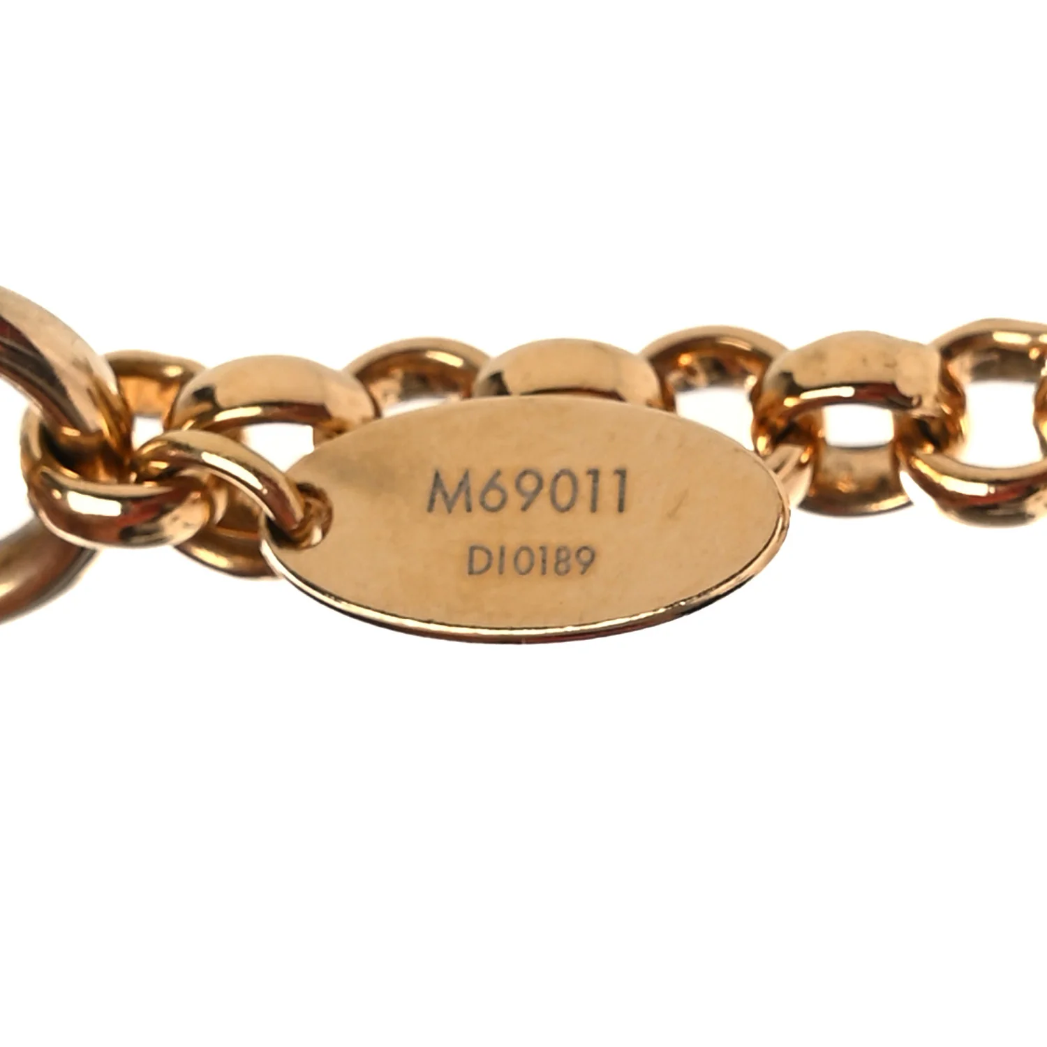 Strass Vivienne Porte Cles Charm Key Holder Gold - Image 4