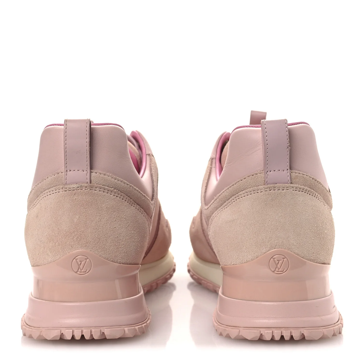 Suede Calfskin Run Away Sneakers 37.5 Pink - Image 6