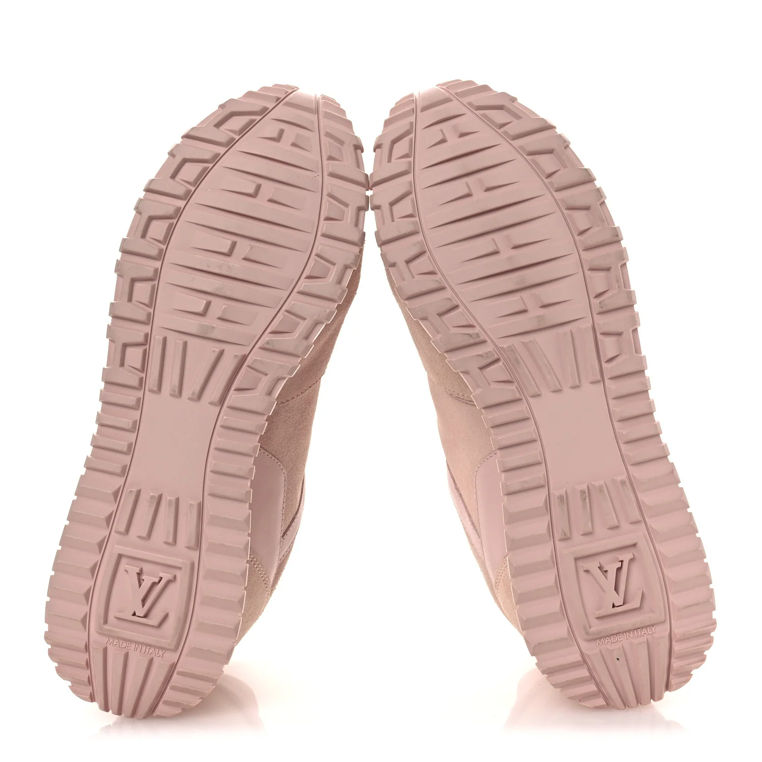 Suede Calfskin Run Away Sneakers 37.5 Pink - Image 7