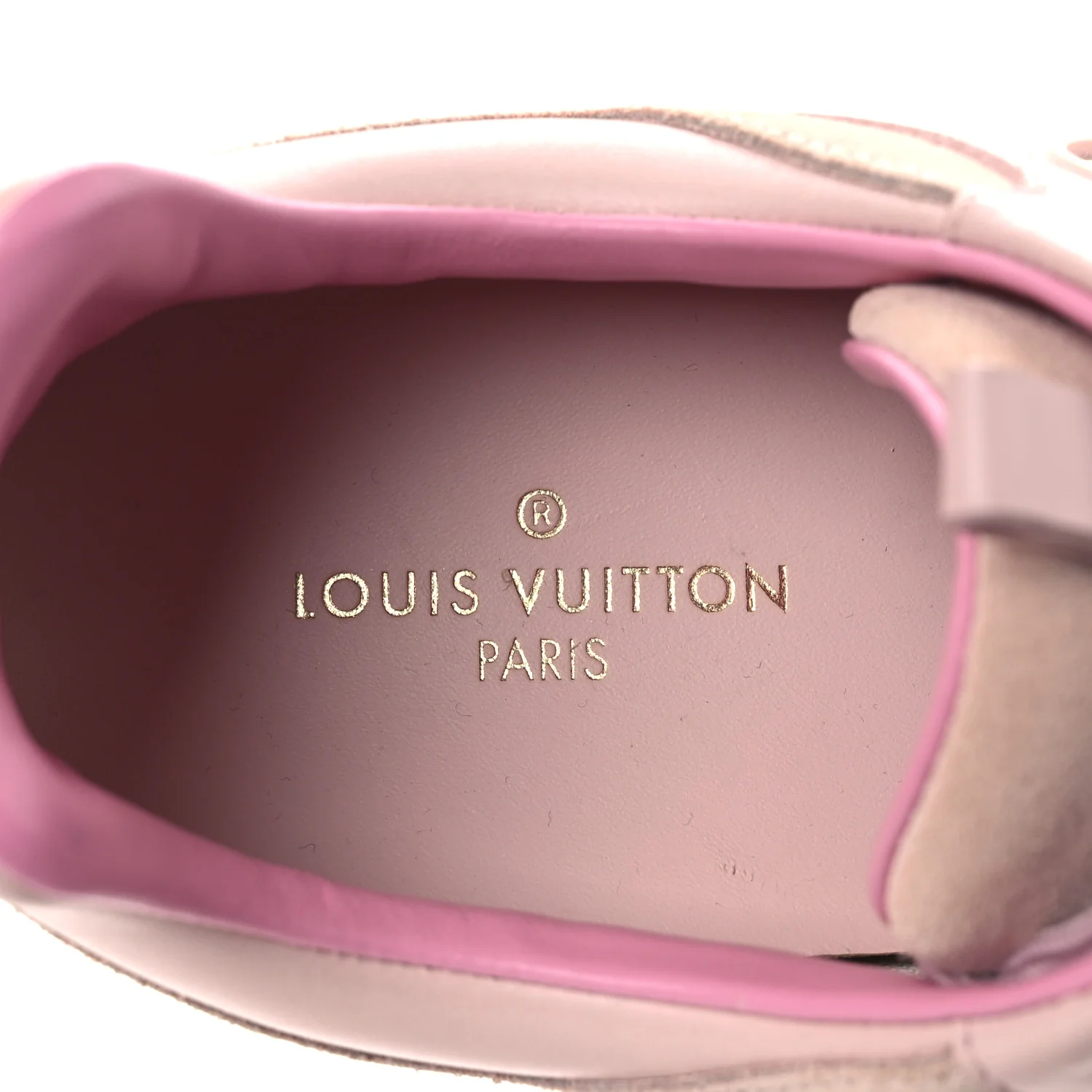 Suede Calfskin Run Away Sneakers 37.5 Pink - Image 9