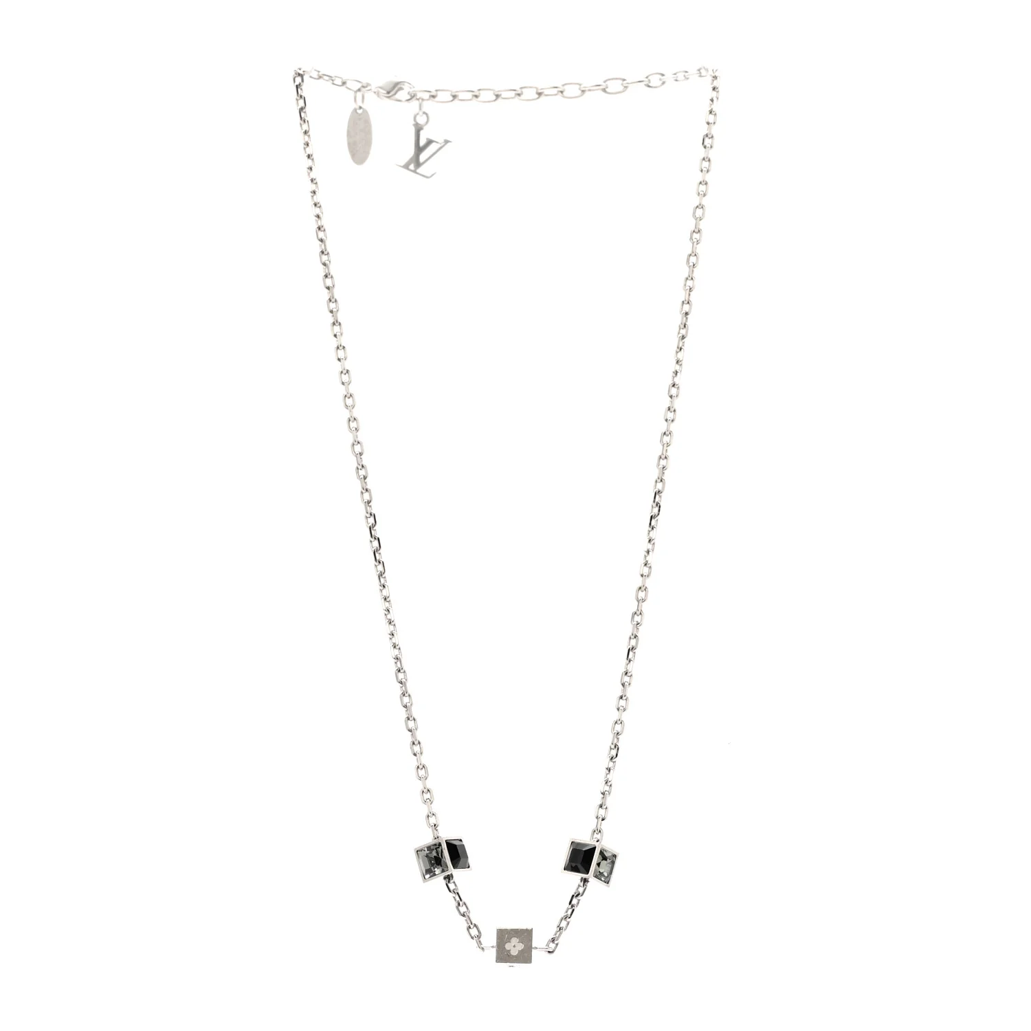 Swarovski Gamble Short Necklace Silver - Image 3