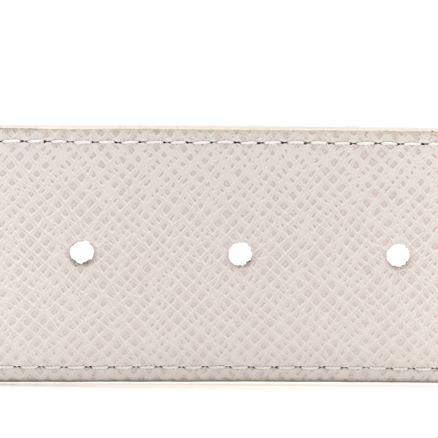 Taiga Monogram 40mm LV Initiales Belt 85 34 White - Image 4