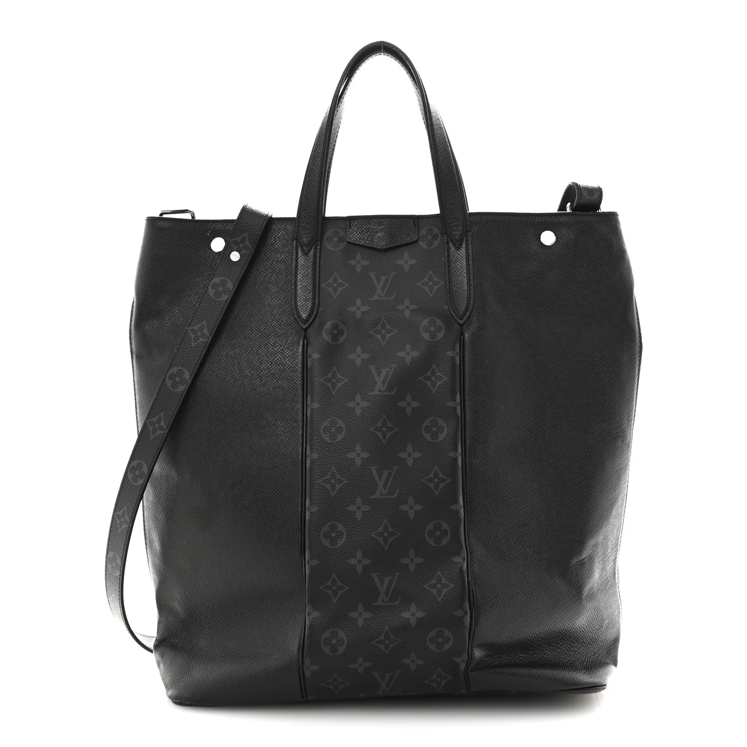 Taiga Monogram Eclipse Outdoor Tote Black