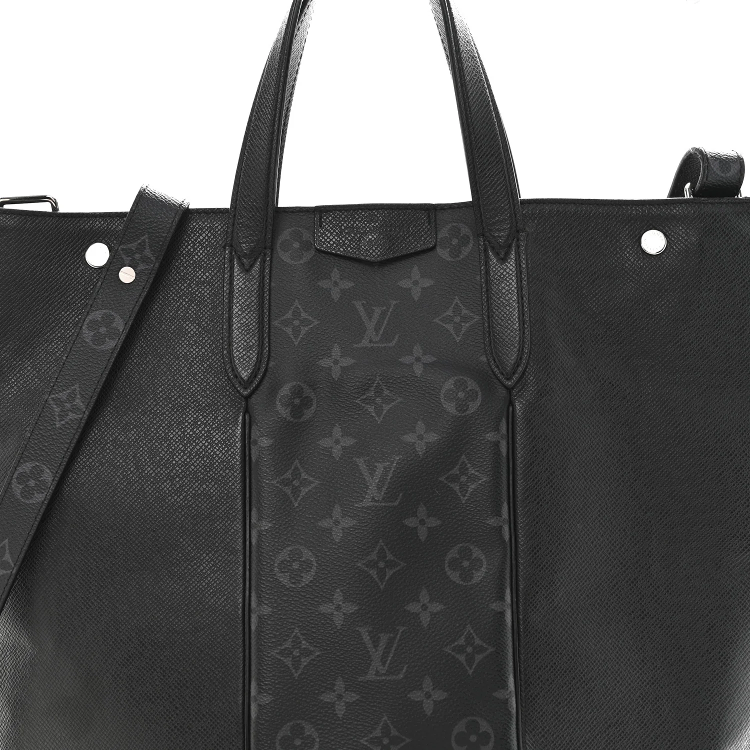 Taiga Monogram Eclipse Outdoor Tote Black - Image 8