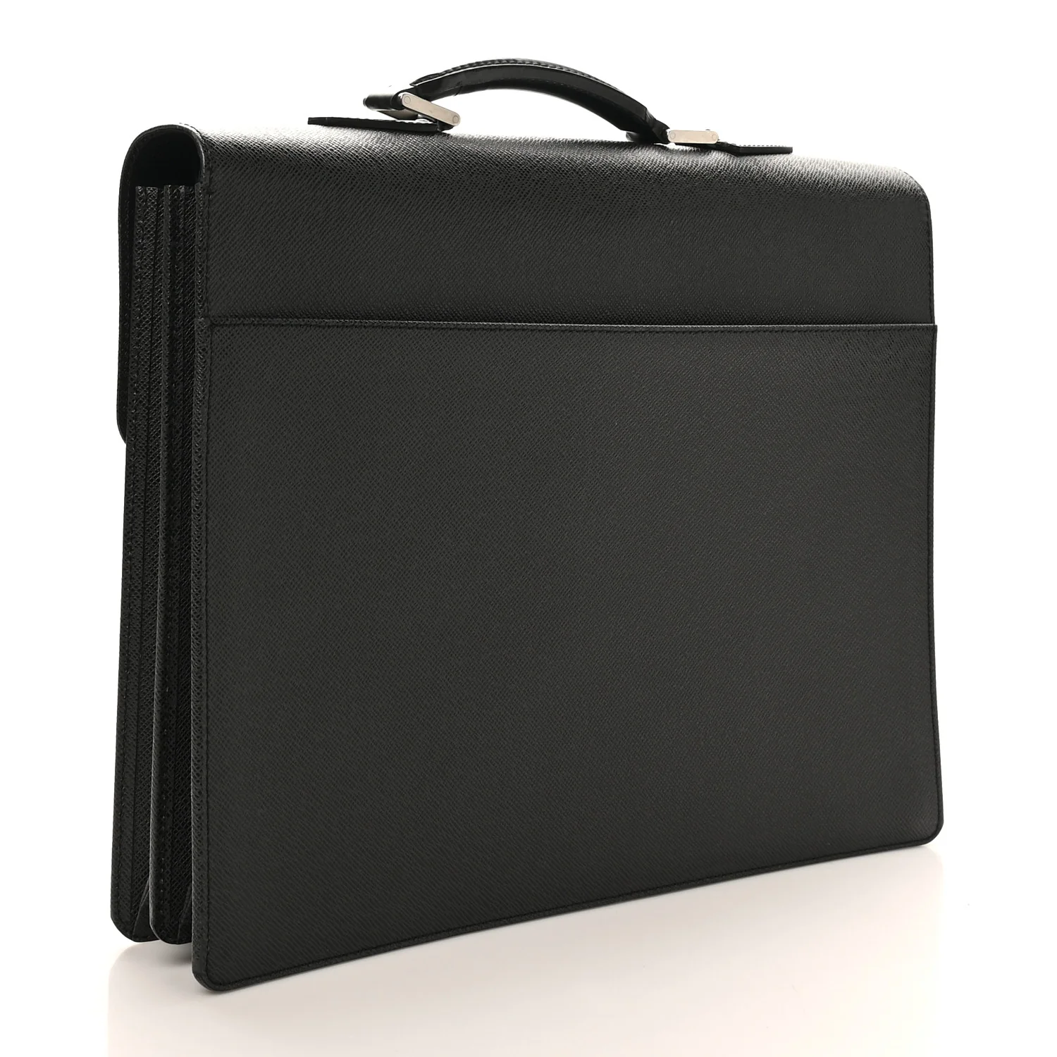 Taiga Neo Robusto 2 Compartment Briefcase Black - Image 3