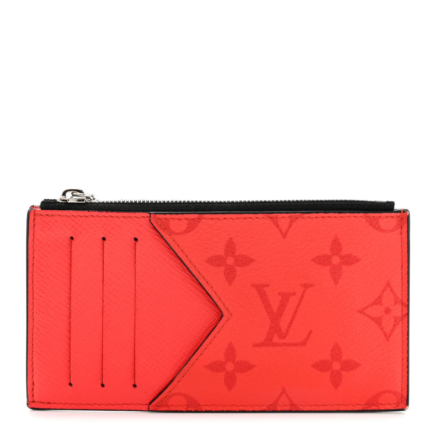 Taigarama Coin Card Holder Fire Red