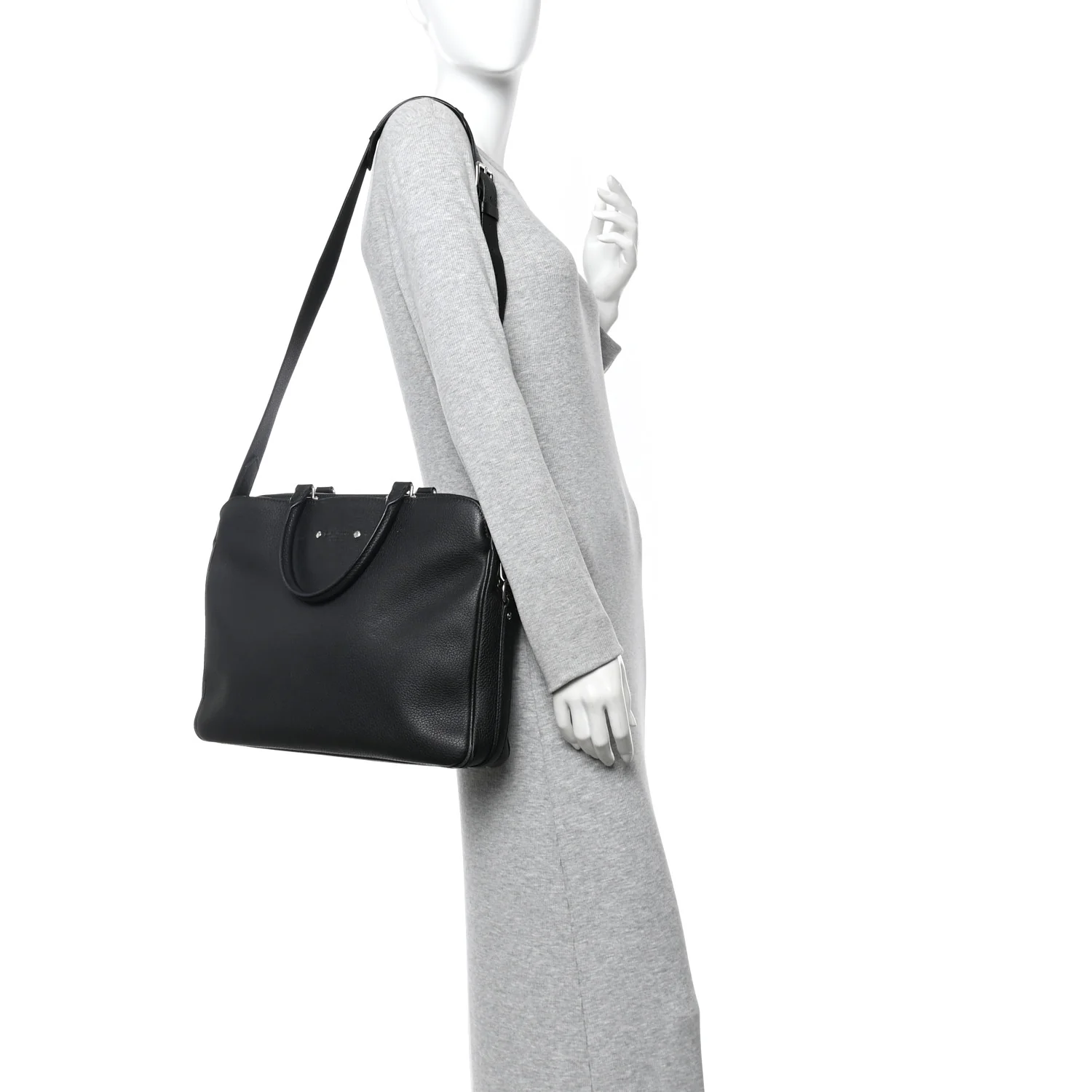 Taurillon Armand Briefcase Black - Image 2
