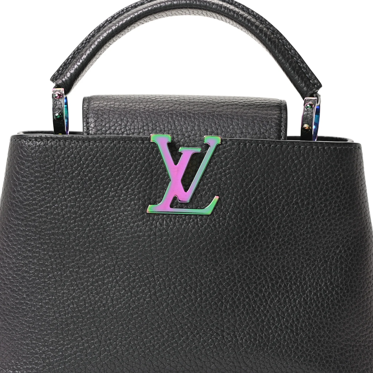 Taurillon Capucines BB Scarabeo Iridescent Black - Image 12