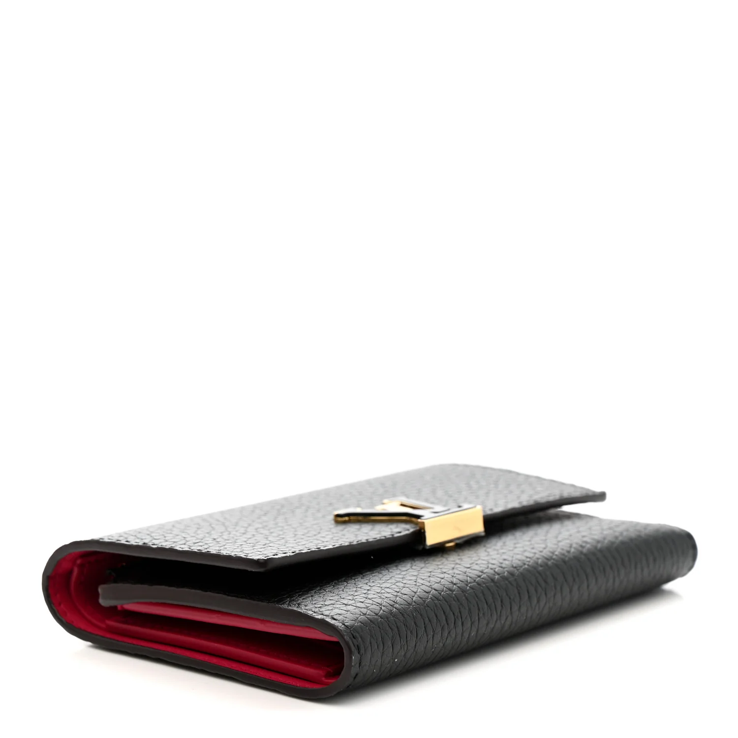 Taurillon Capucines Compact Wallet Black - Image 4