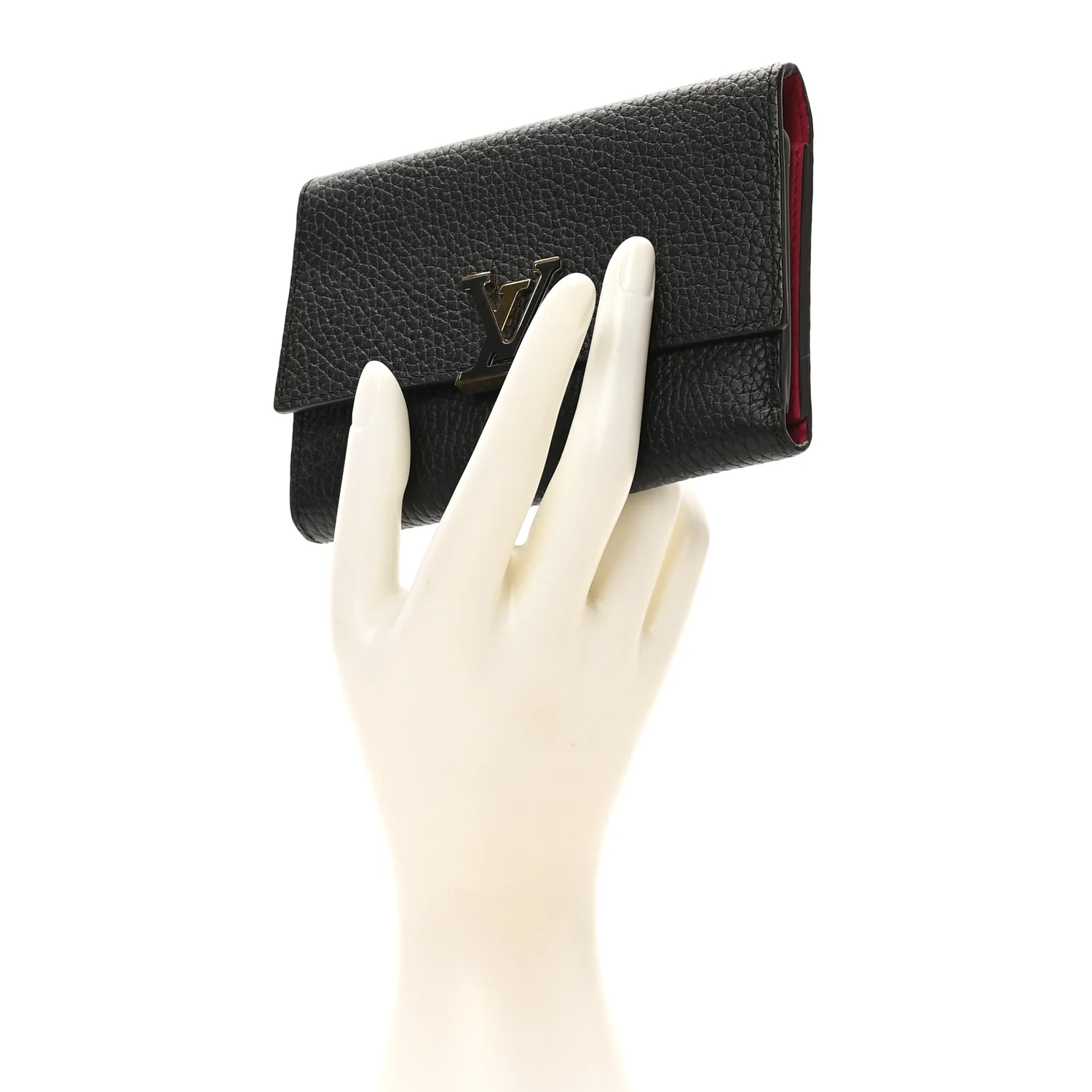 Taurillon Capucines Compact Wallet Black - Image 2