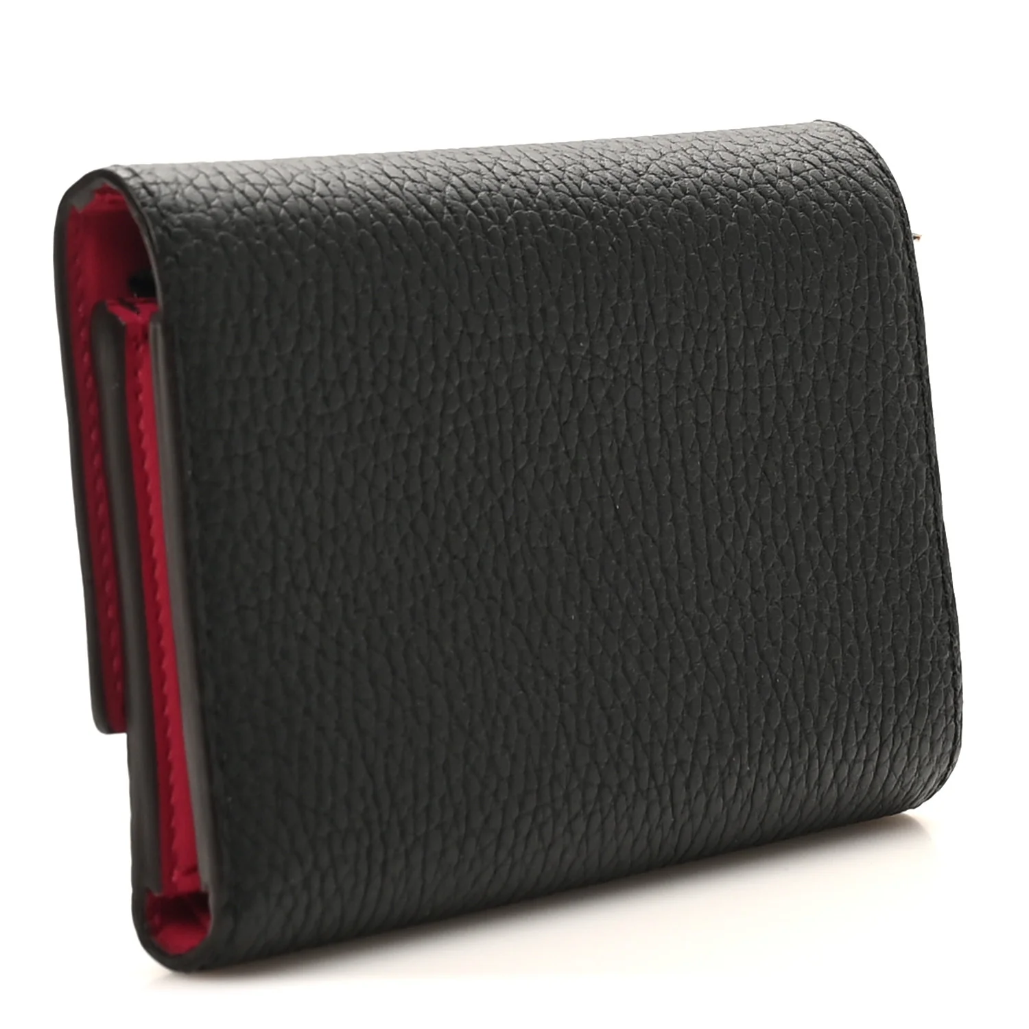 Taurillon Capucines Compact Wallet Black - Image 3