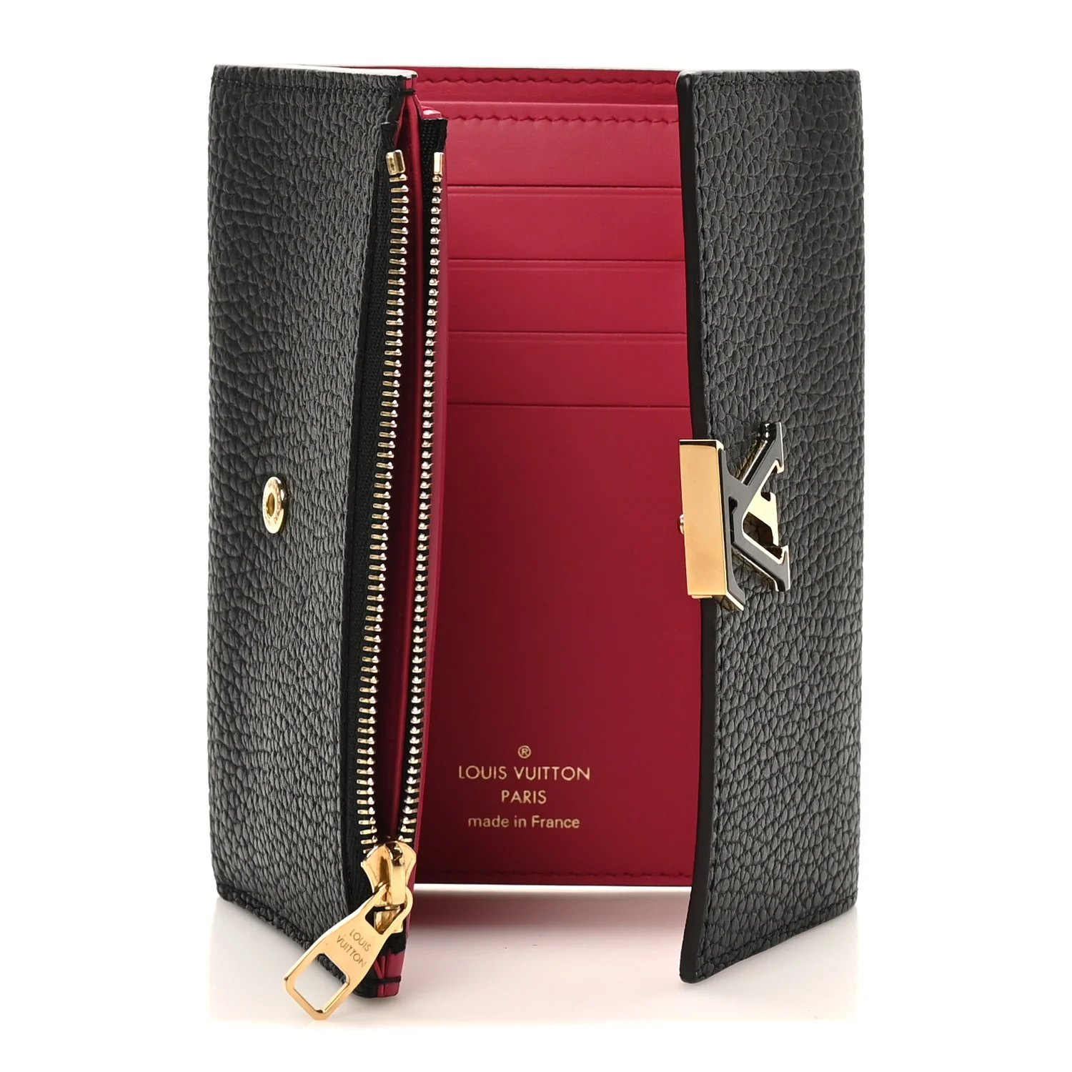 Taurillon Capucines Compact Wallet Black - Image 5
