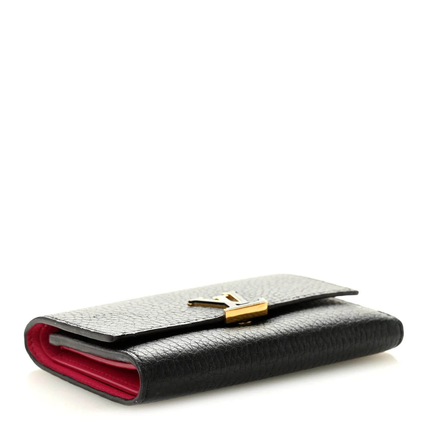 Taurillon Capucines Compact Wallet Black - Image 4