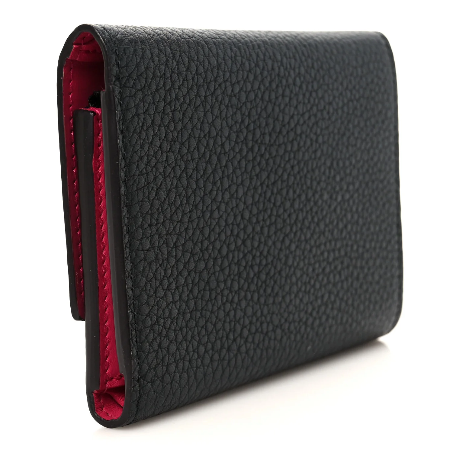Taurillon Capucines Compact Wallet Black - Image 3