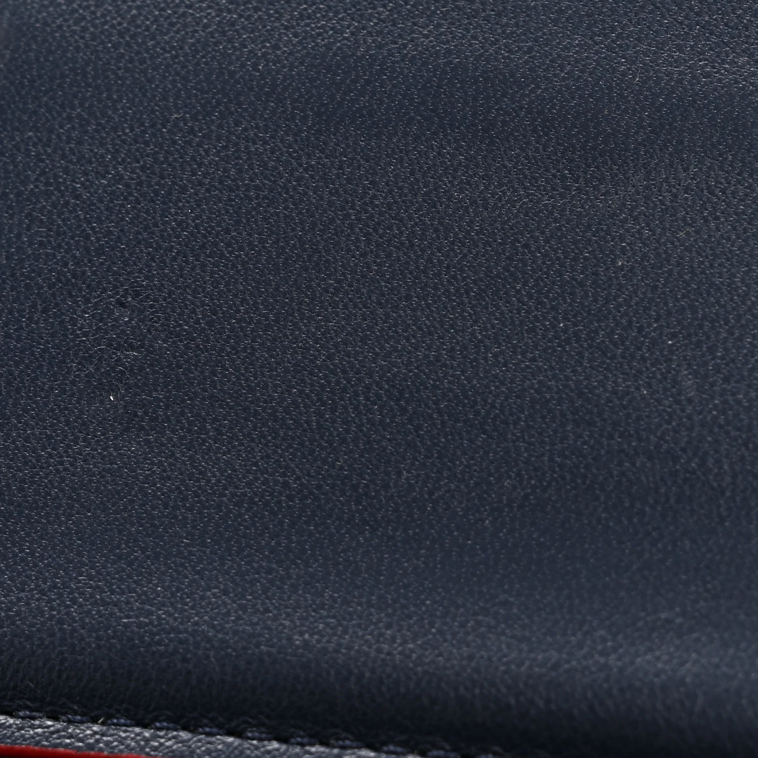 Taurillon Capucines Compact Wallet Marine Rouge - Image 7