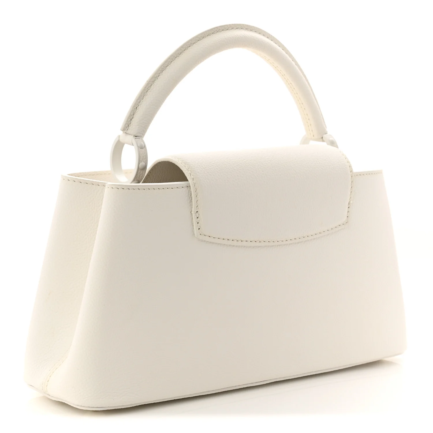 Taurillon Capucines East West MM Optic White - Image 3