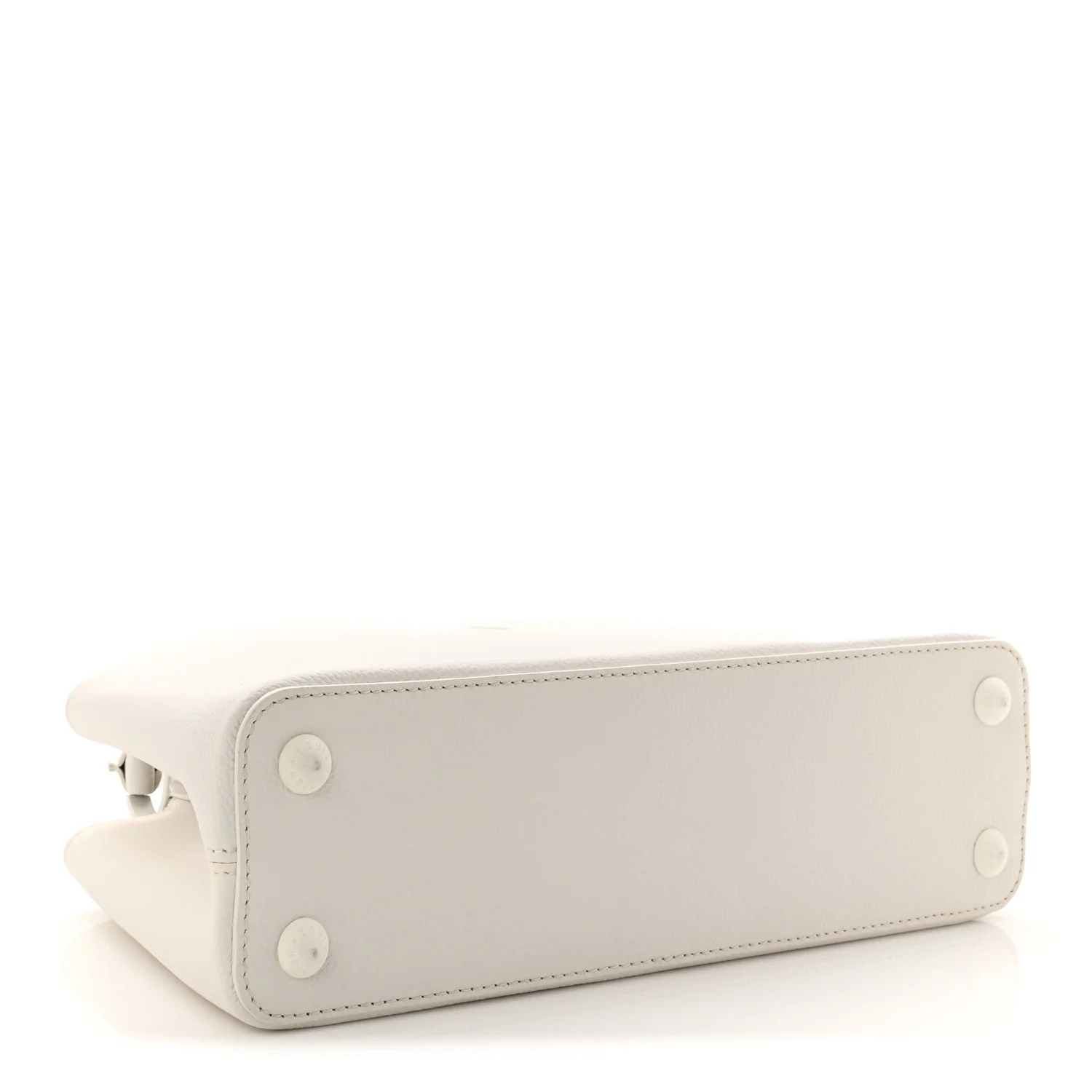 Taurillon Capucines East West MM Optic White - Image 4