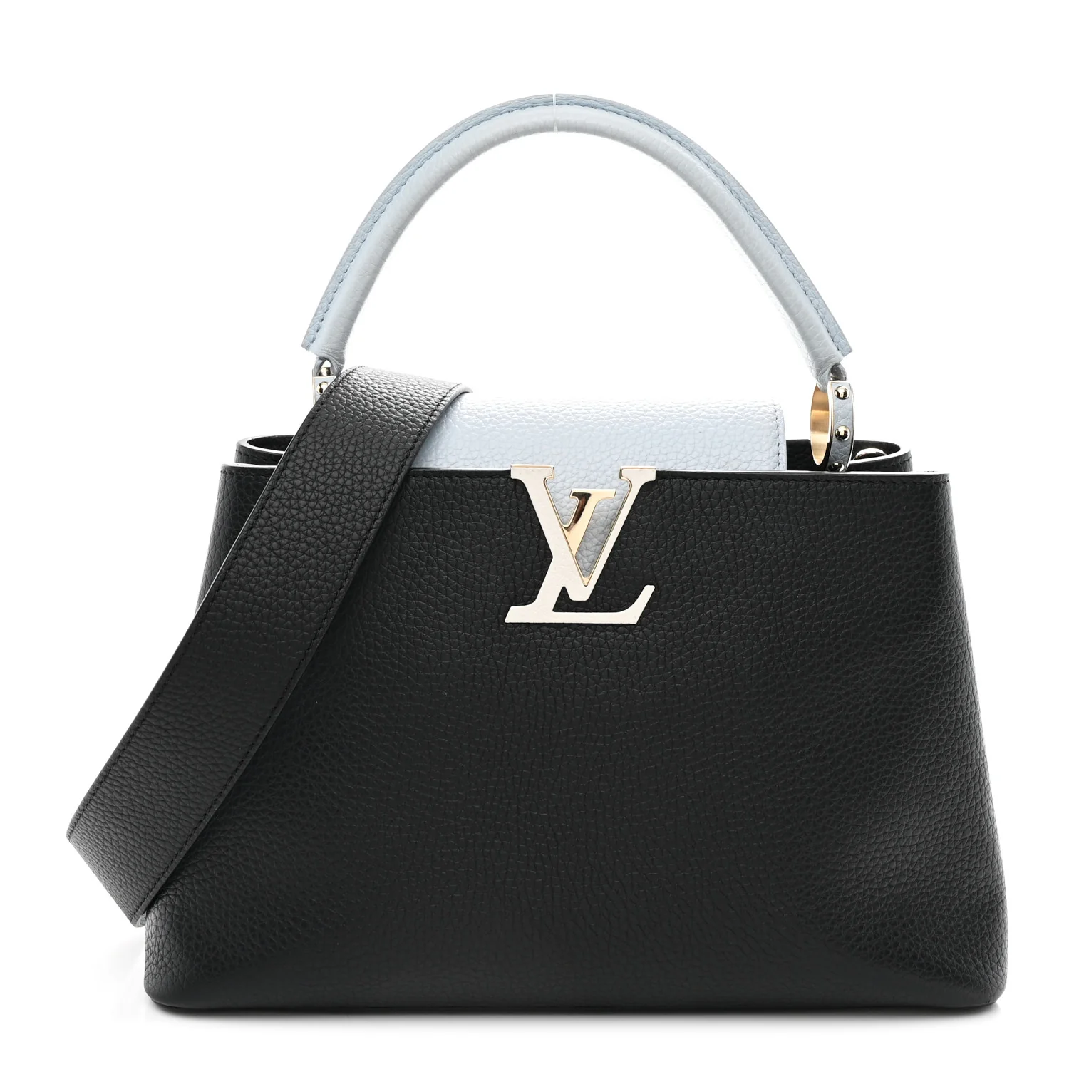 Taurillon Capucines MM Black Blue White