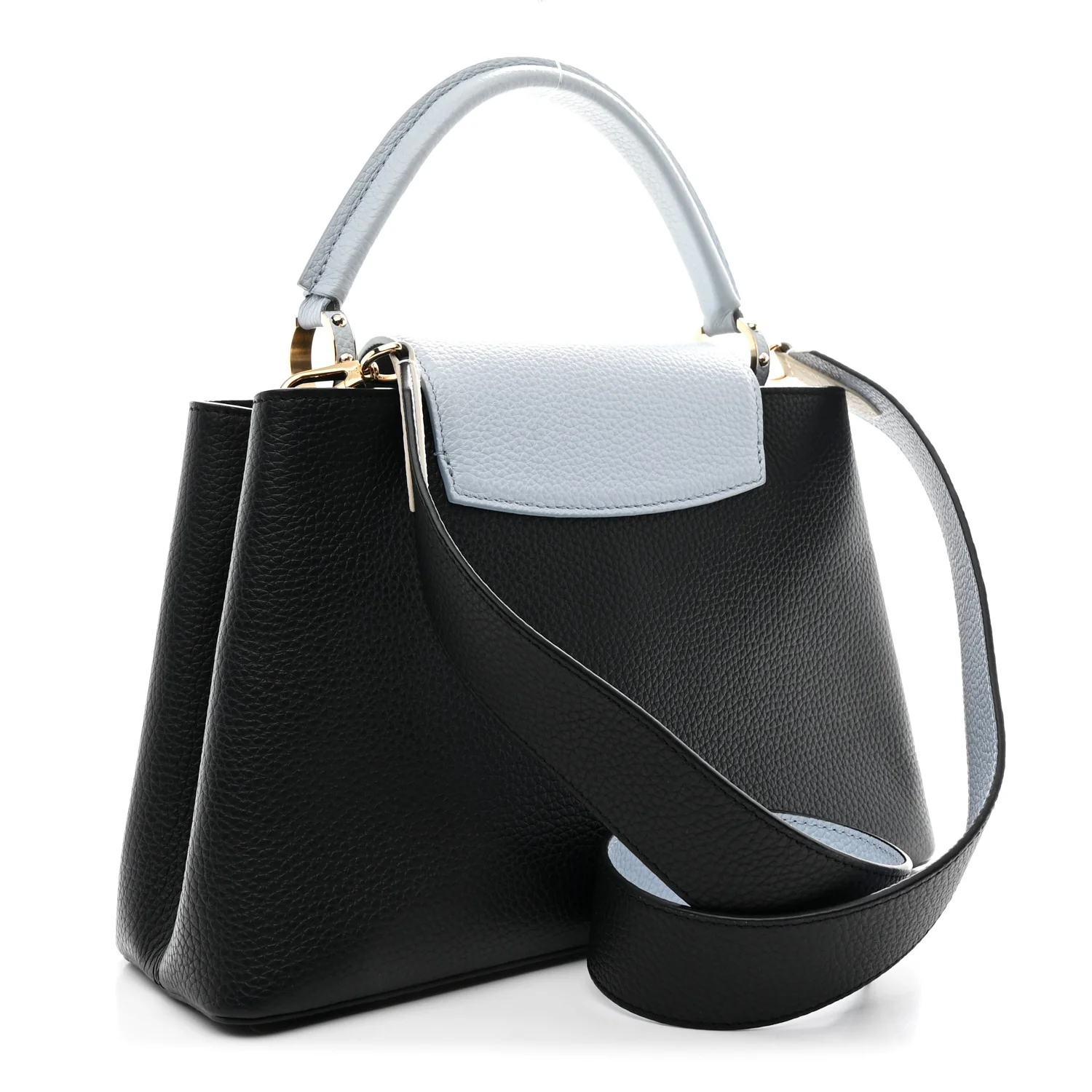 Taurillon Capucines MM Black Blue White - Image 3