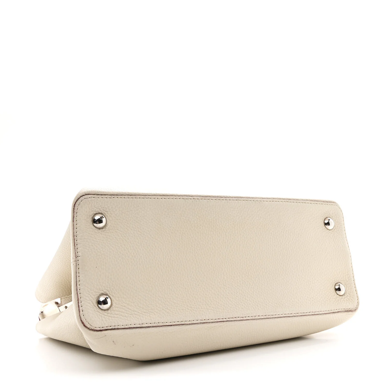 Taurillon Capucines MM Blanc Casse - Image 4