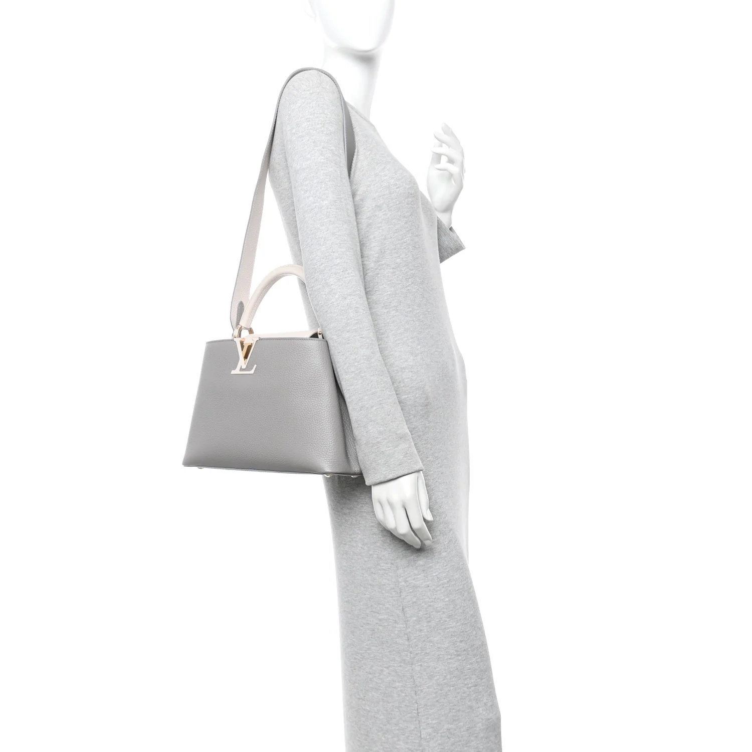 Taurillon Capucines MM Steeple Gray - Image 2