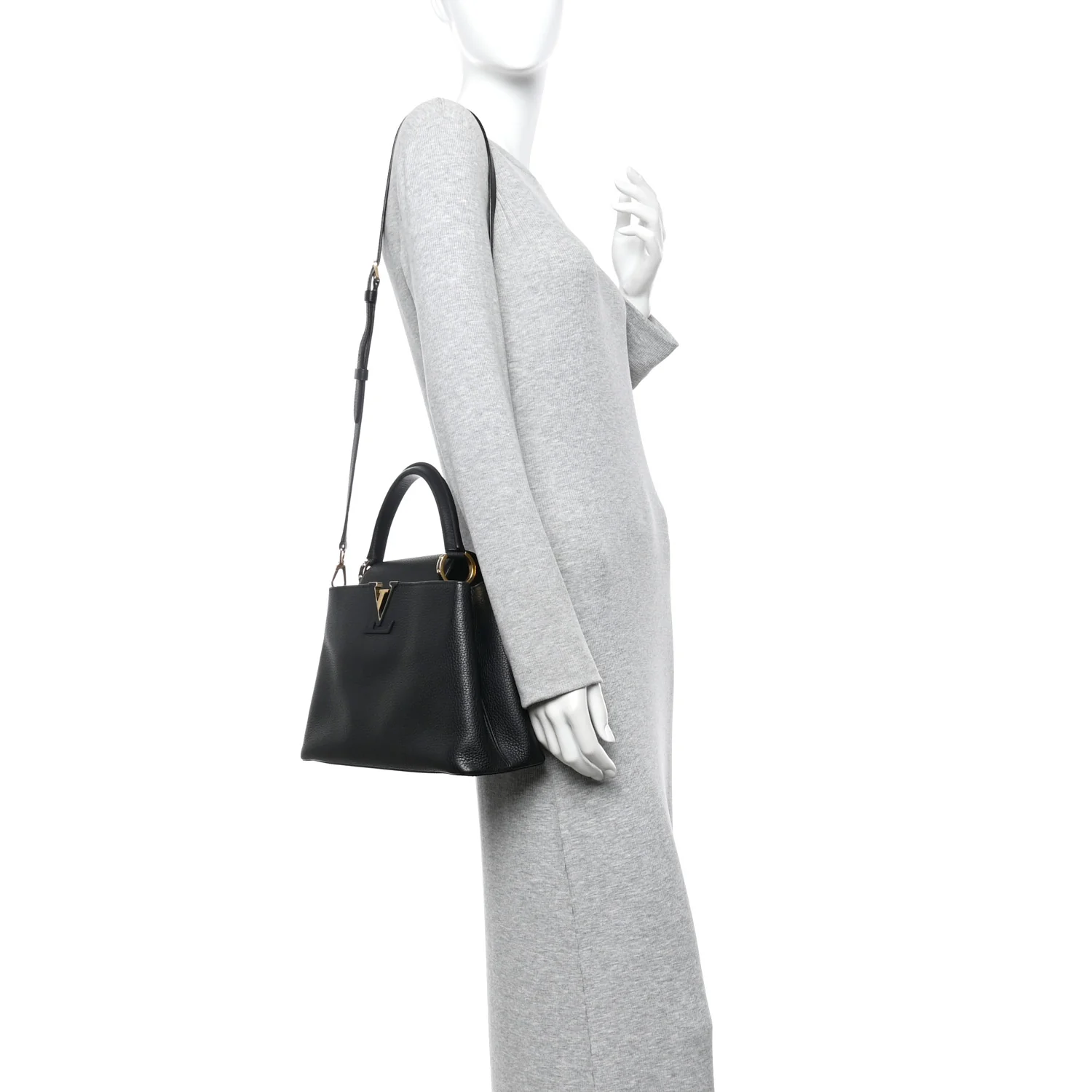 Taurillon Capucines PM Black - Image 2