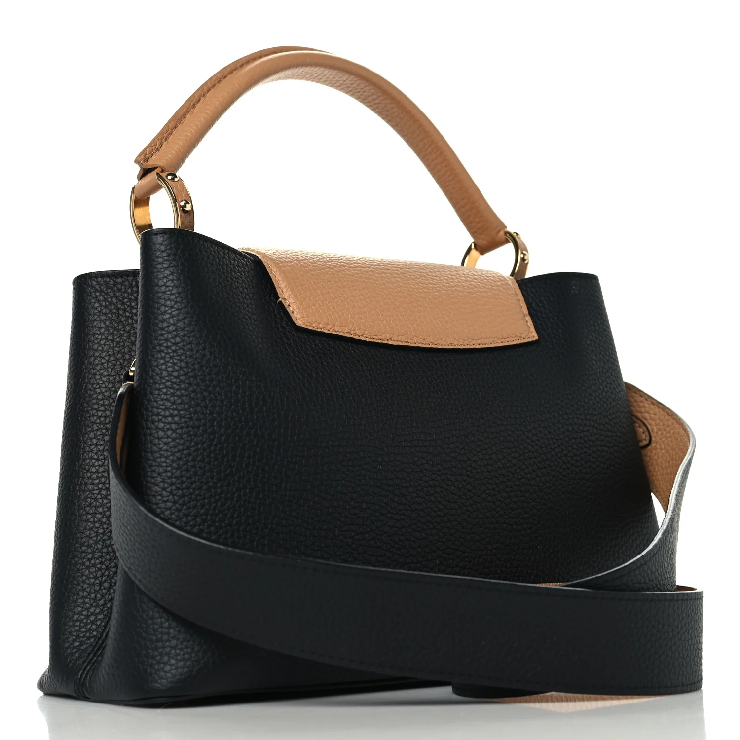 Taurillon Capucines PM Black Arizona - Image 3
