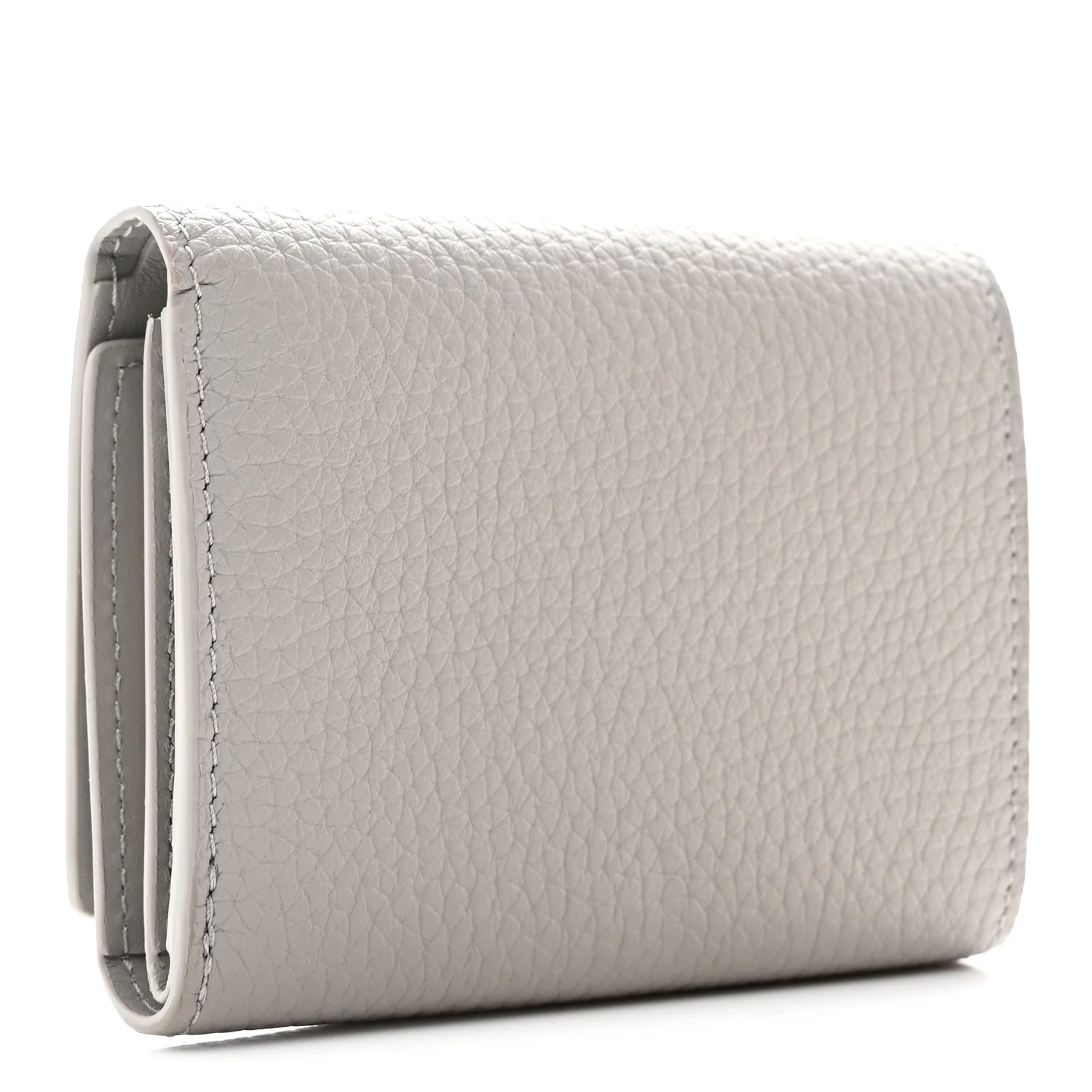 Taurillon Capucines Tiny Wallet Flint Grey - Image 3