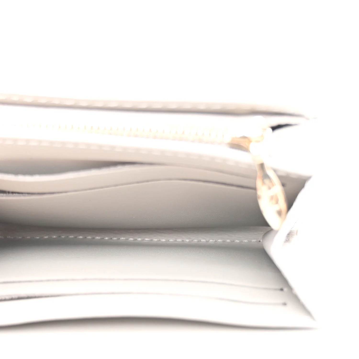 Taurillon Capucines Tiny Wallet Flint Grey - Image 5