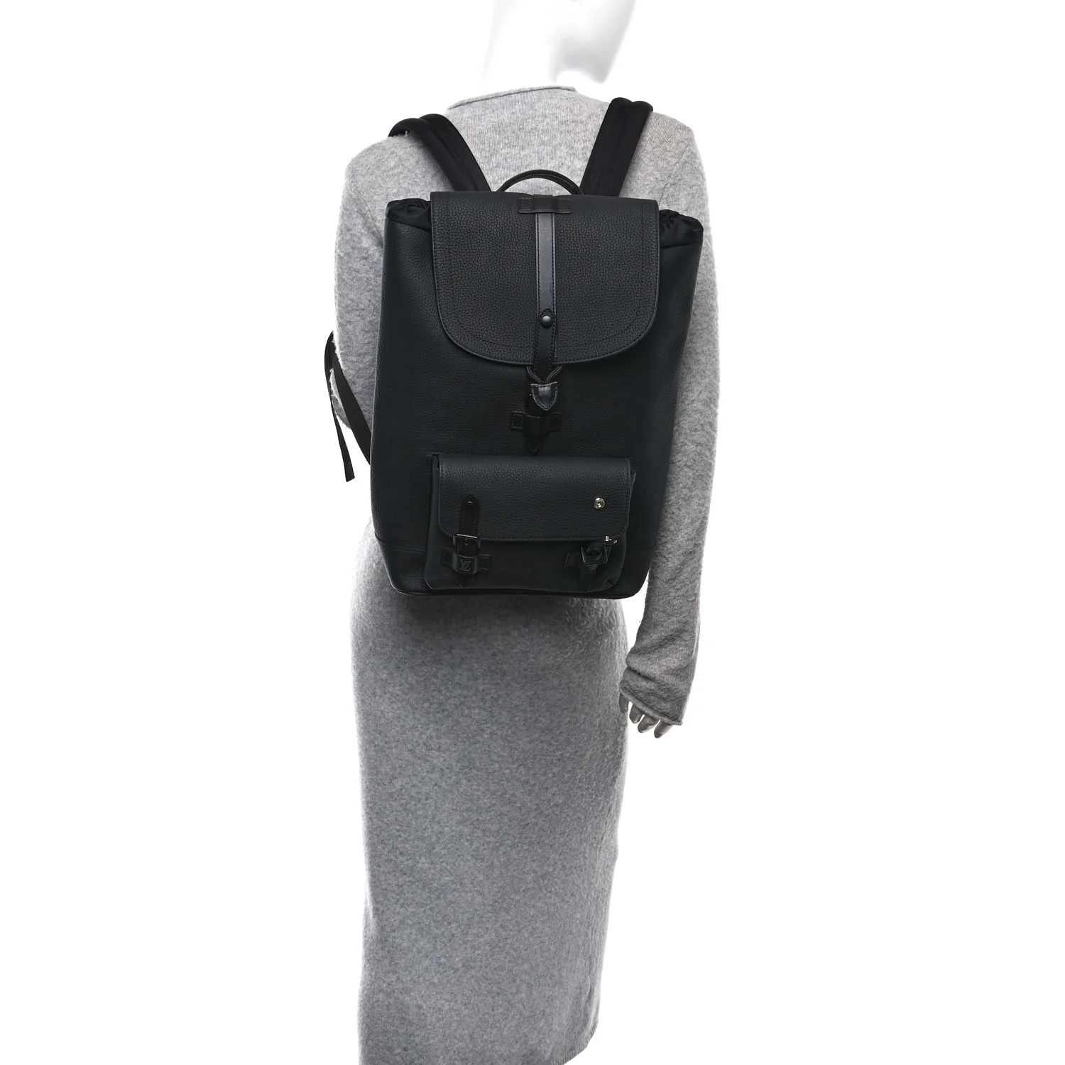 Taurillon Christopher Slim Backpack Black - Image 2
