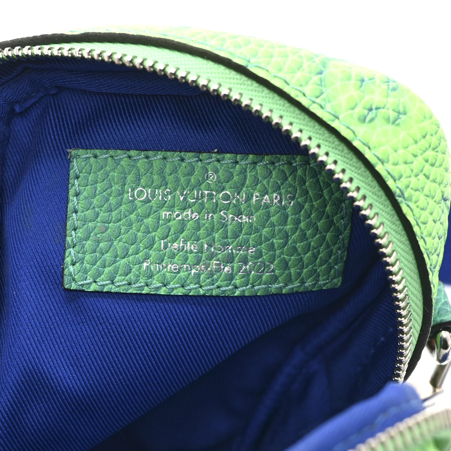 Taurillon Illusion Double Phone Case Bleu Vert - Image 6