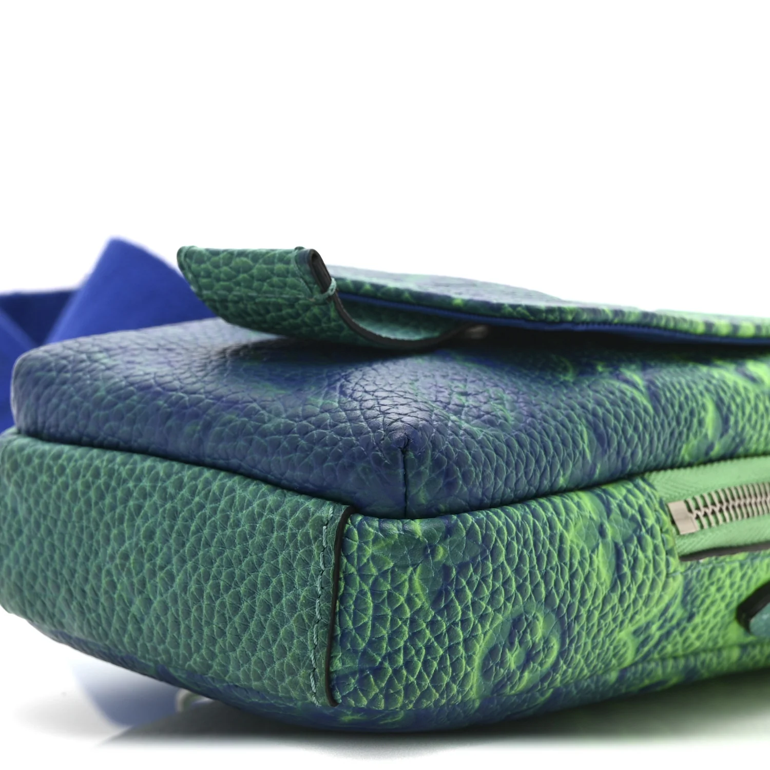 Taurillon Illusion Double Phone Case Bleu Vert - Image 9