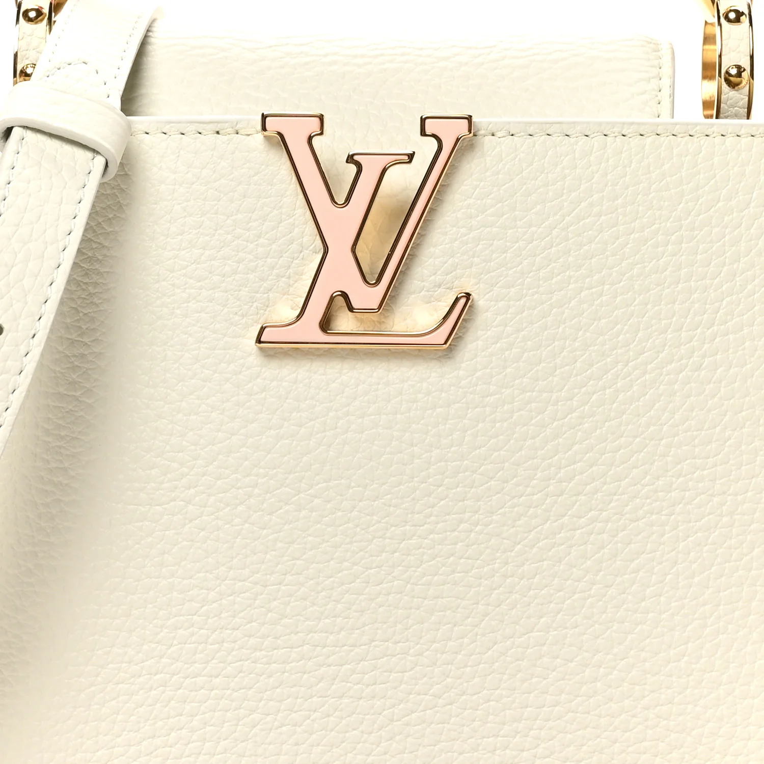 Taurillon Lambskin Calfskin Capucines BB Snow White - Image 7