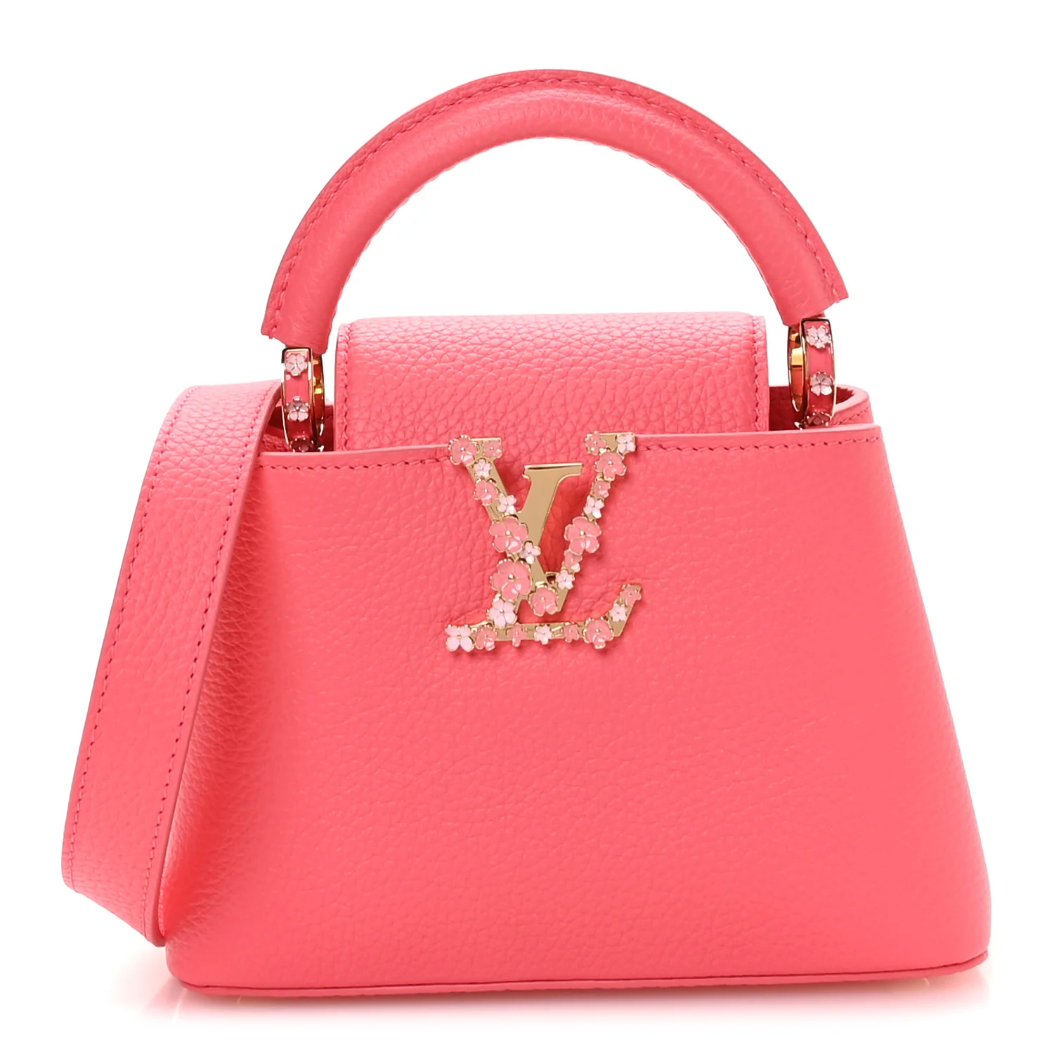 Taurillon LV Bloom Capucines Mini Pink Sky