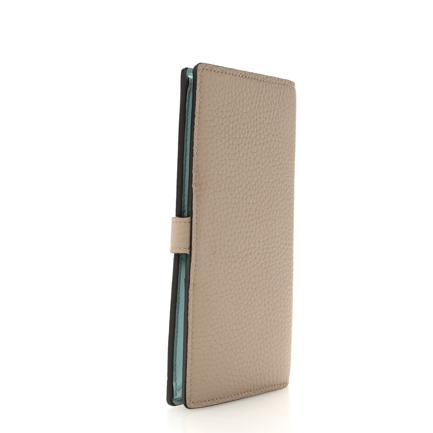 Taurillon LV Vertical Capucines Wallet Galet Aquamarine - Image 3