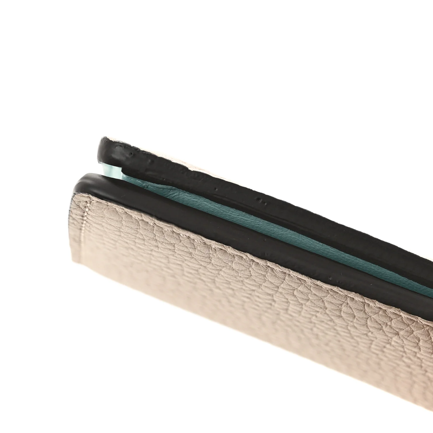 Taurillon LV Vertical Capucines Wallet Galet Aquamarine - Image 9