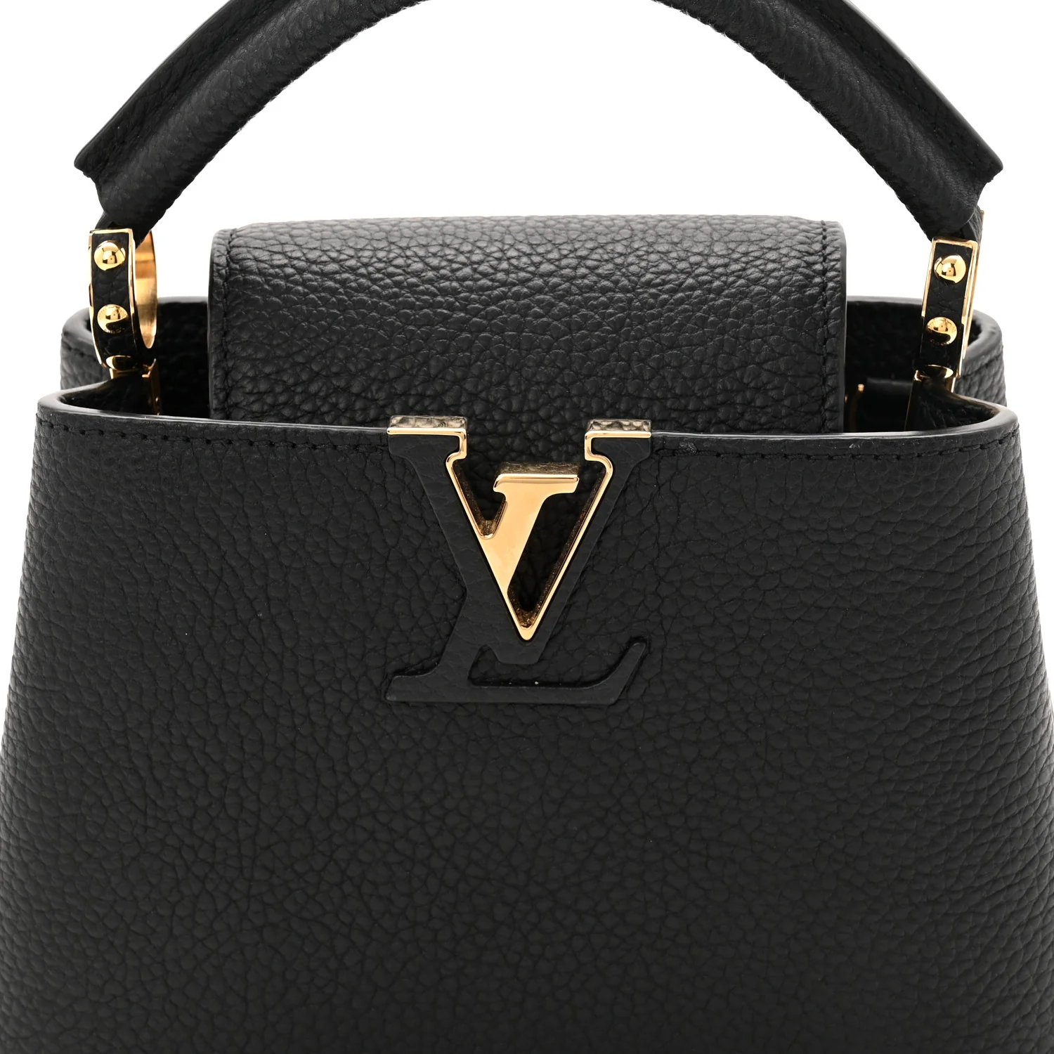 Taurillon Mini Capucines Black - Image 12