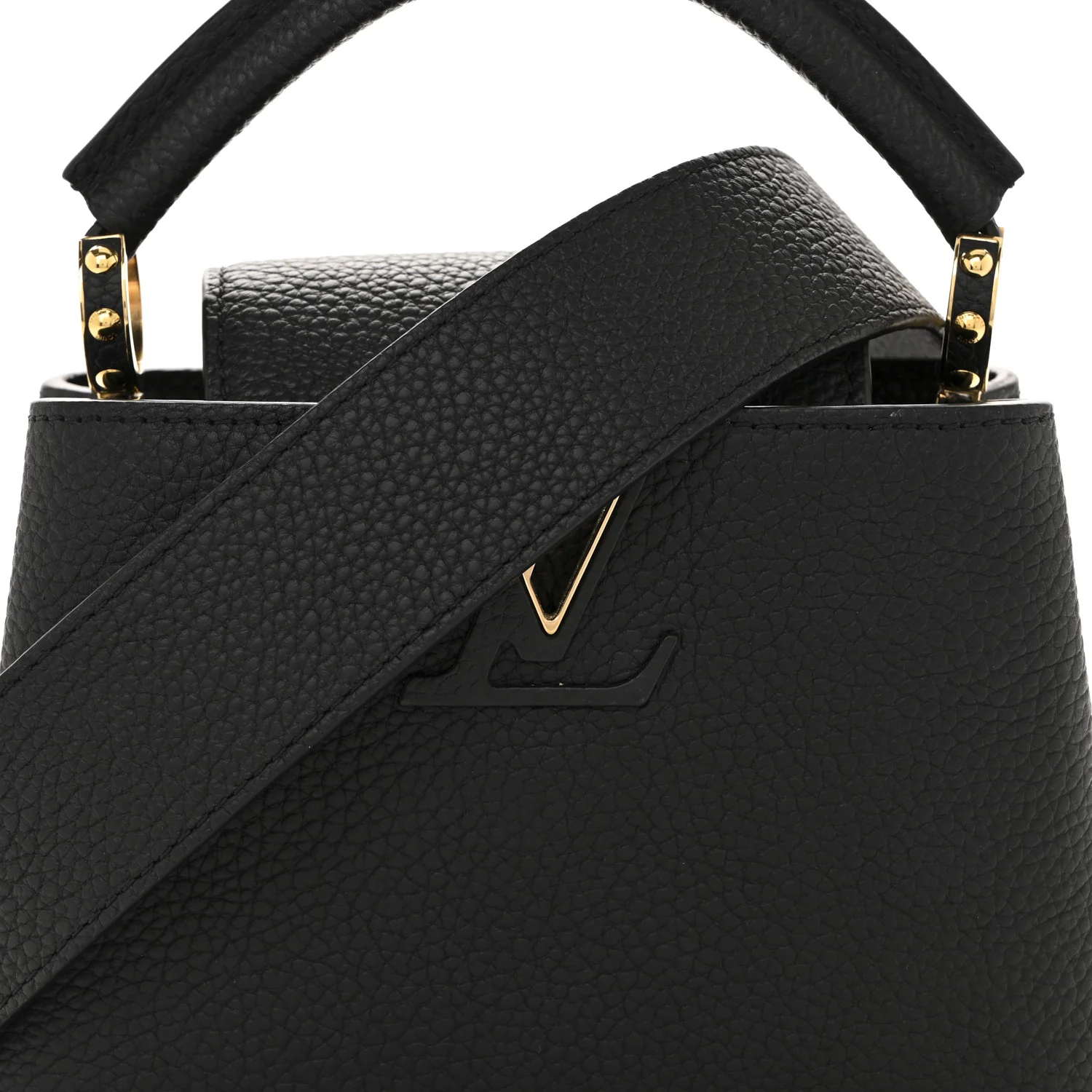 Taurillon Mini Capucines Black - Image 13