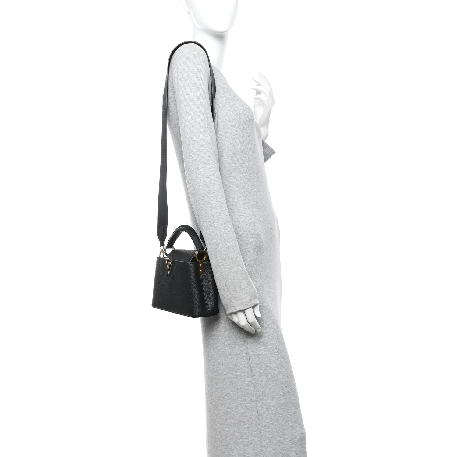 Taurillon Mini Capucines Black - Image 2