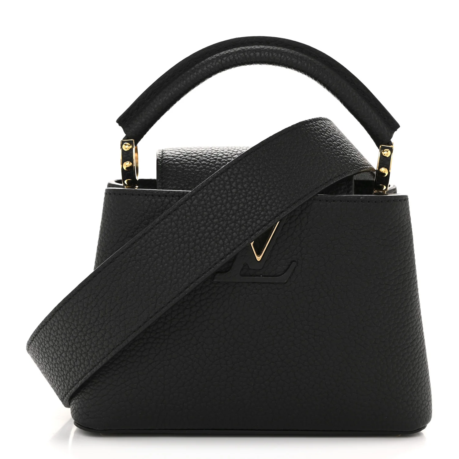 Taurillon Mini Capucines Black - Image 3