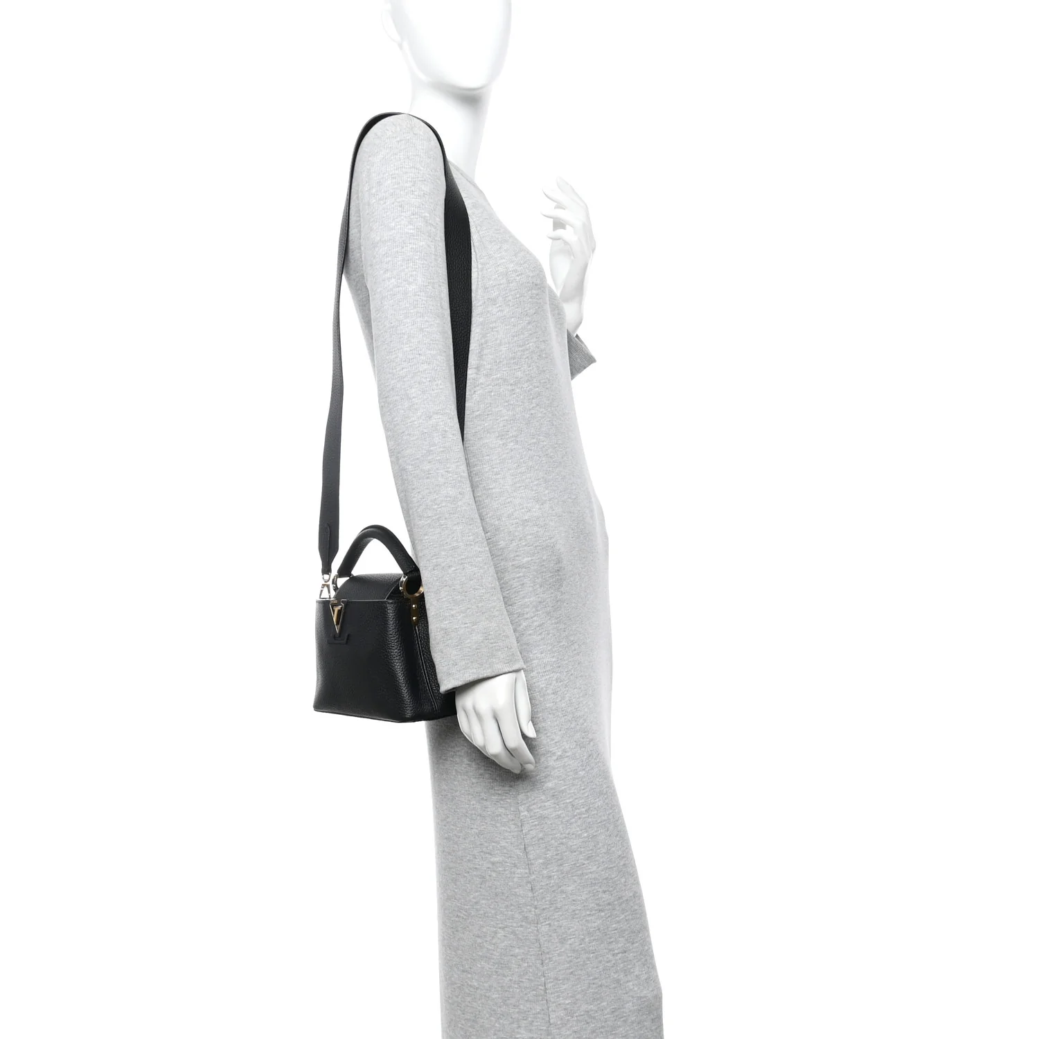 Taurillon Mini Capucines Black - Image 2
