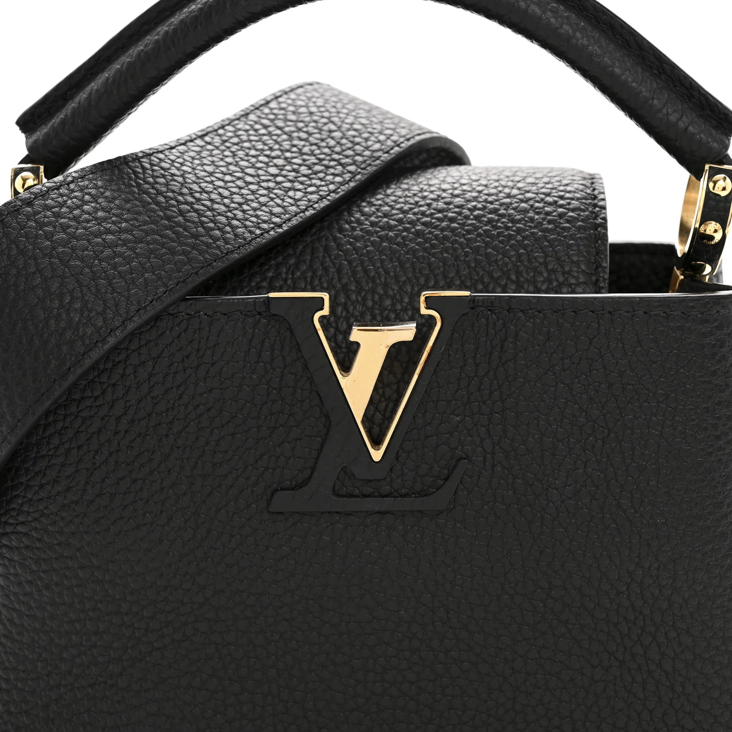 Taurillon Mini Capucines Black - Image 7
