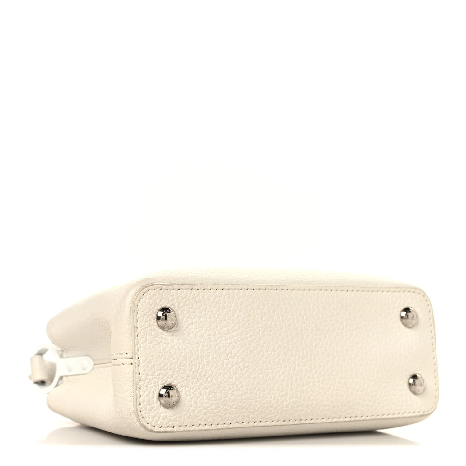 Taurillon Mini Capucines Monochrome  White - Image 4