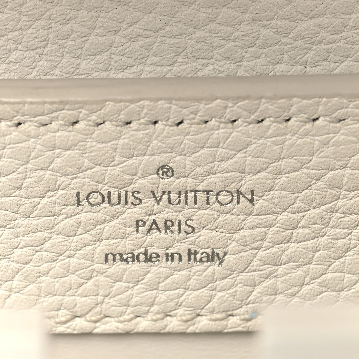 Taurillon Mini Capucines Monochrome  White - Image 6