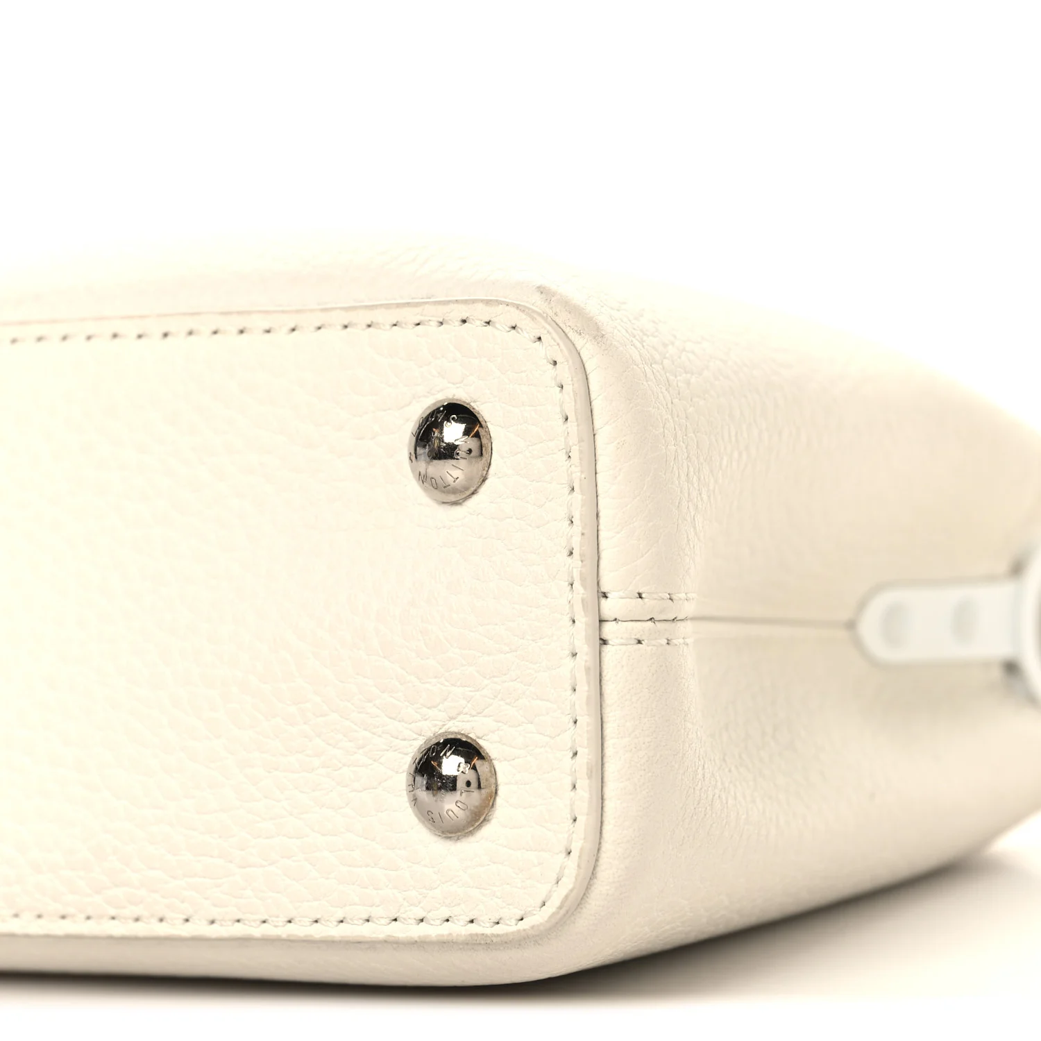 Taurillon Mini Capucines Monochrome  White - Image 9