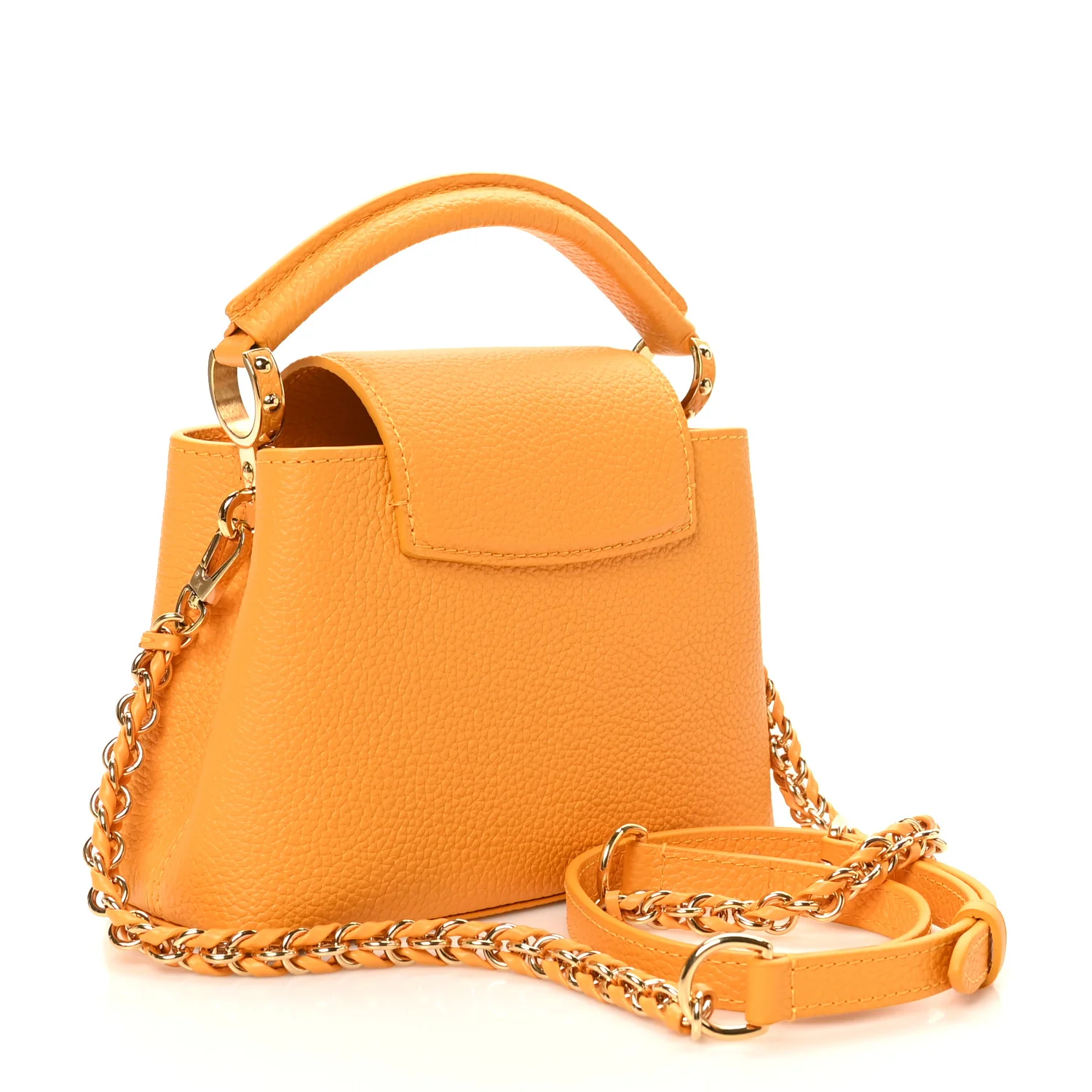 Taurillon Mini Capucines Sunbeam Yellow - Image 3