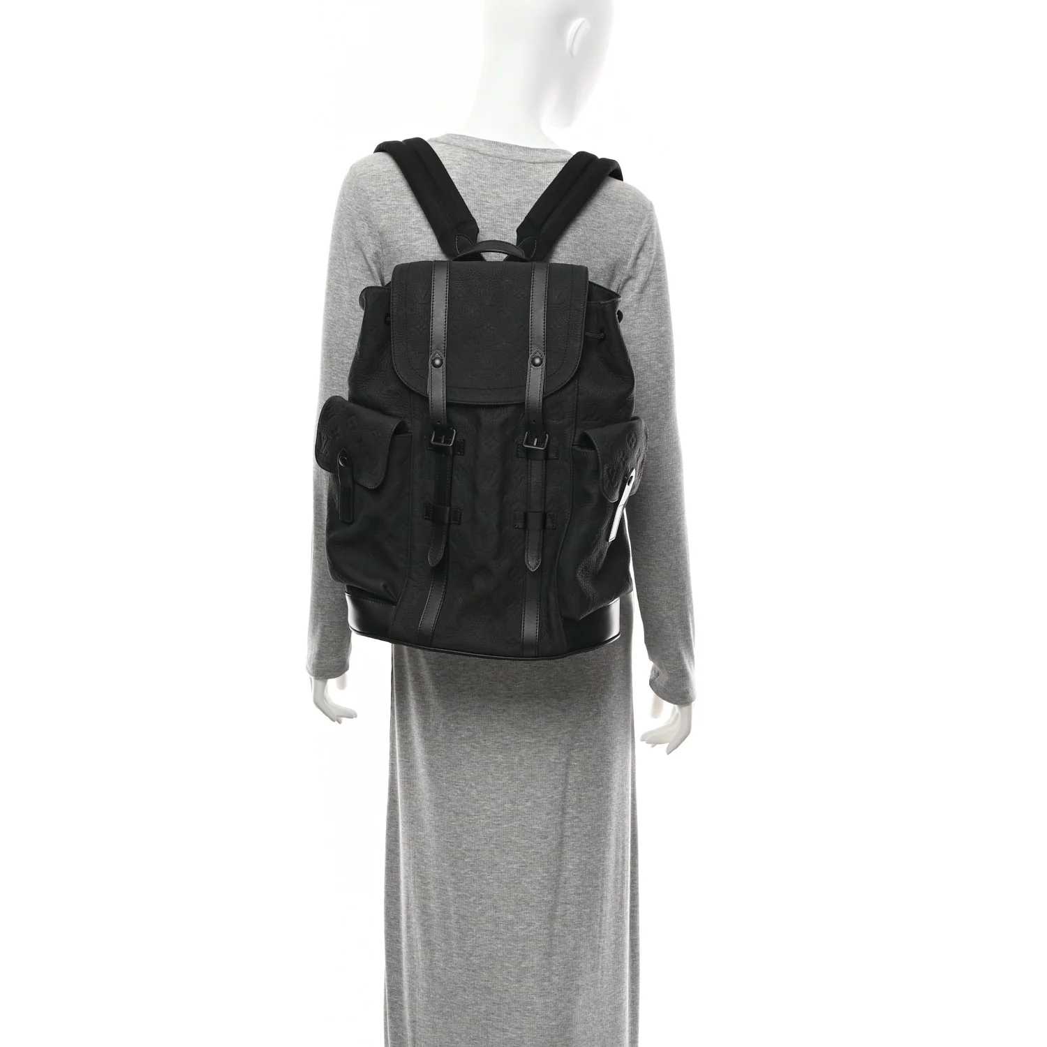 Taurillon Monogram Christopher MM Backpack Black - Image 2