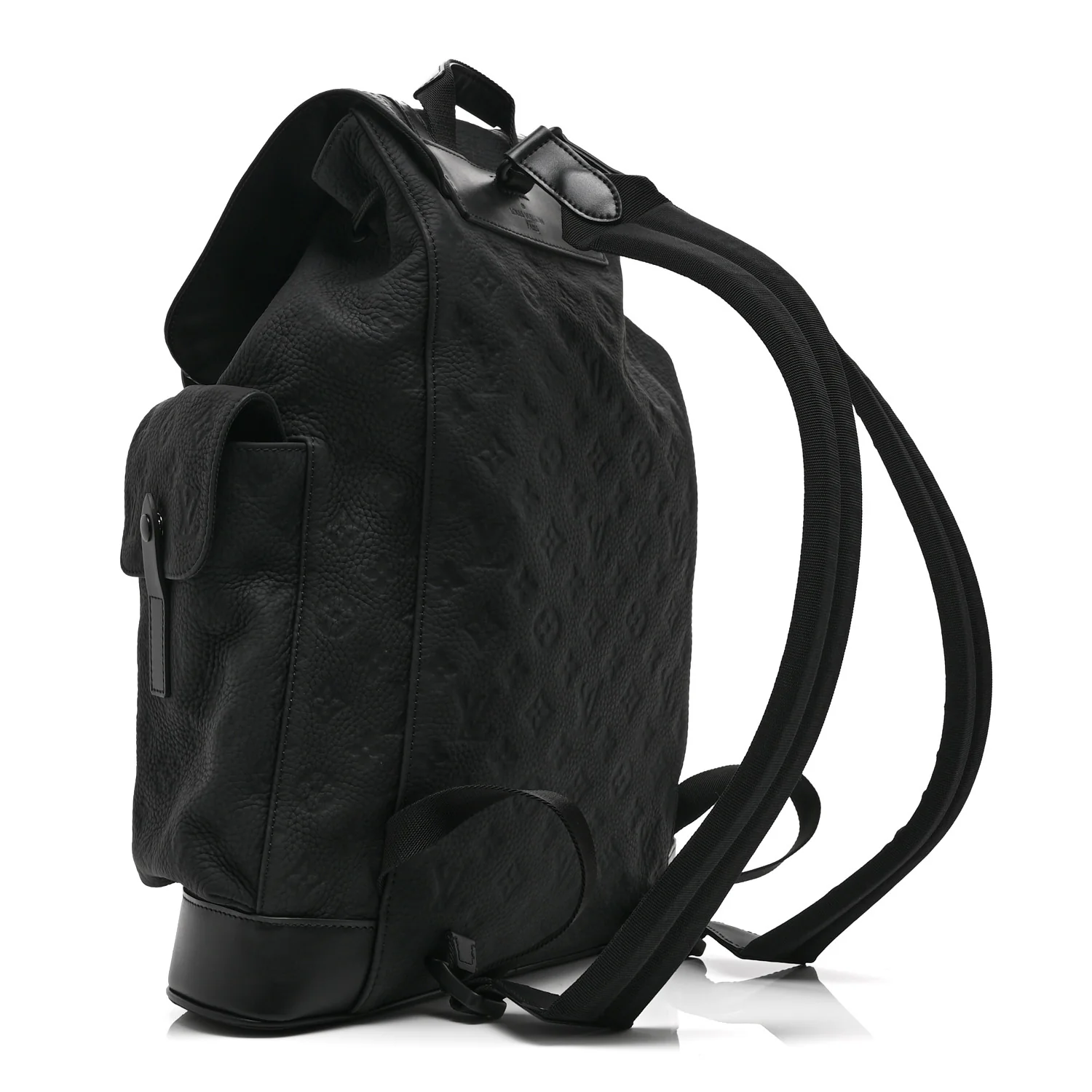 Taurillon Monogram Christopher MM Backpack Black - Image 3