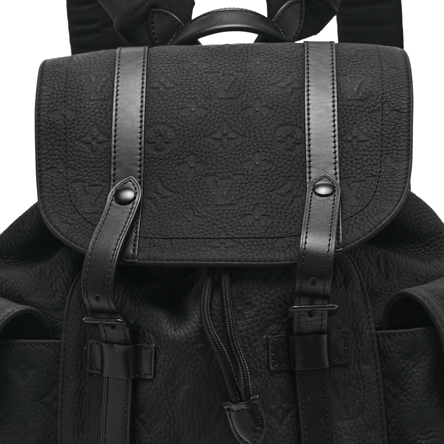 Taurillon Monogram Christopher MM Backpack Black - Image 7